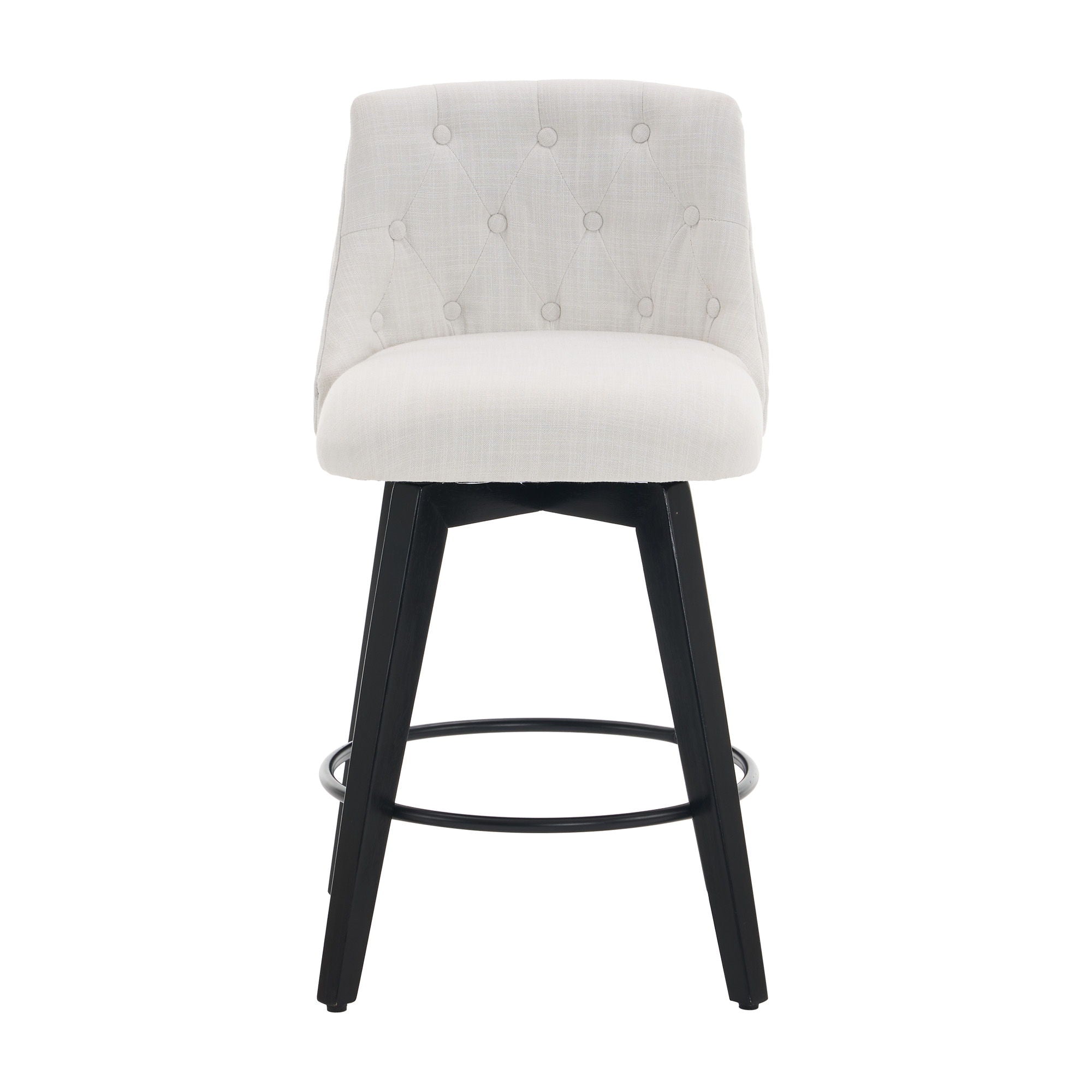 Swivel Bar Stools & Button Tufted Back (Set of 2) - Best Buy Furniture