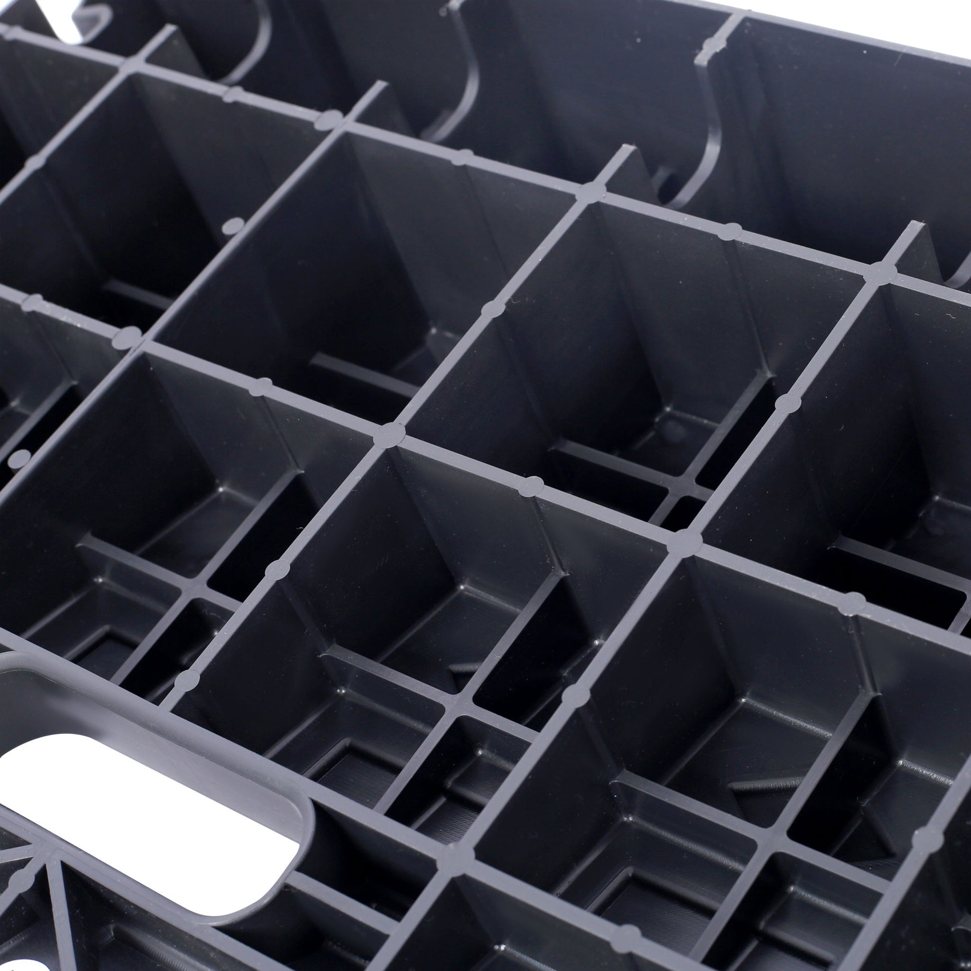 Heavy Duty Plastic 4" High Portable Automotive Curb Ramp For Cars & Wheelchairs Interlocking Design - Black - Best Buy Furniture