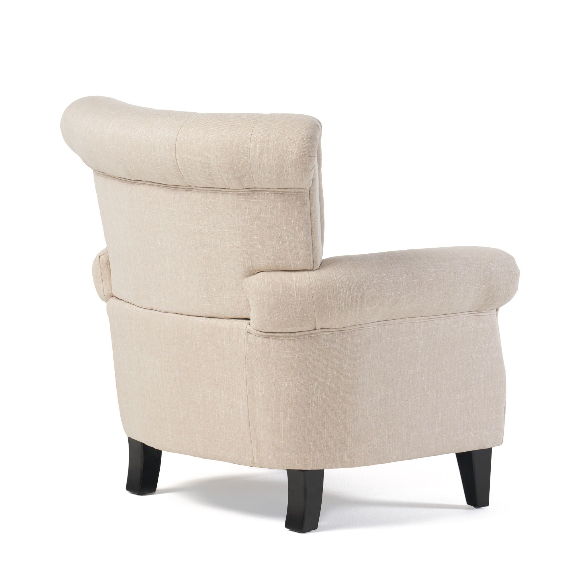 Springfield - Tufted Club Chair Stylish Upholstery - Light Beige - Best Buy Furniture