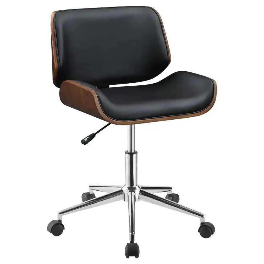 Addington - Upholstered Adjustable Office Desk Chair - Best Buy Furniture