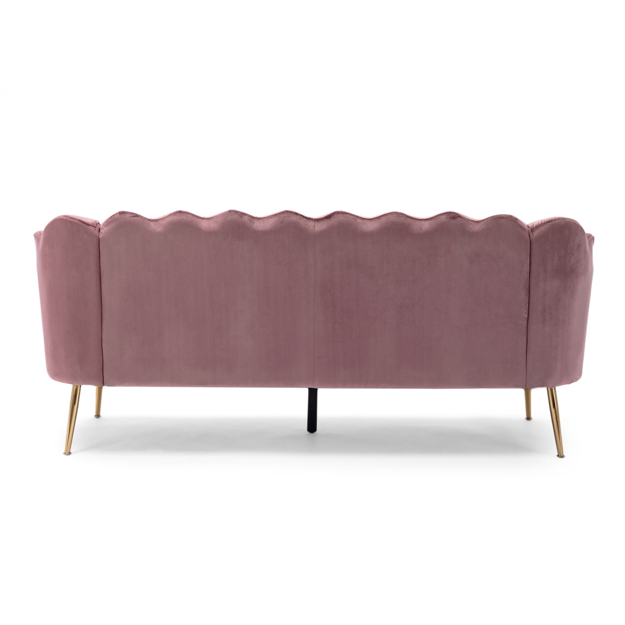 Modern Glam 3 Seater Sofa With Velvet Texture - Best Buy Furniture