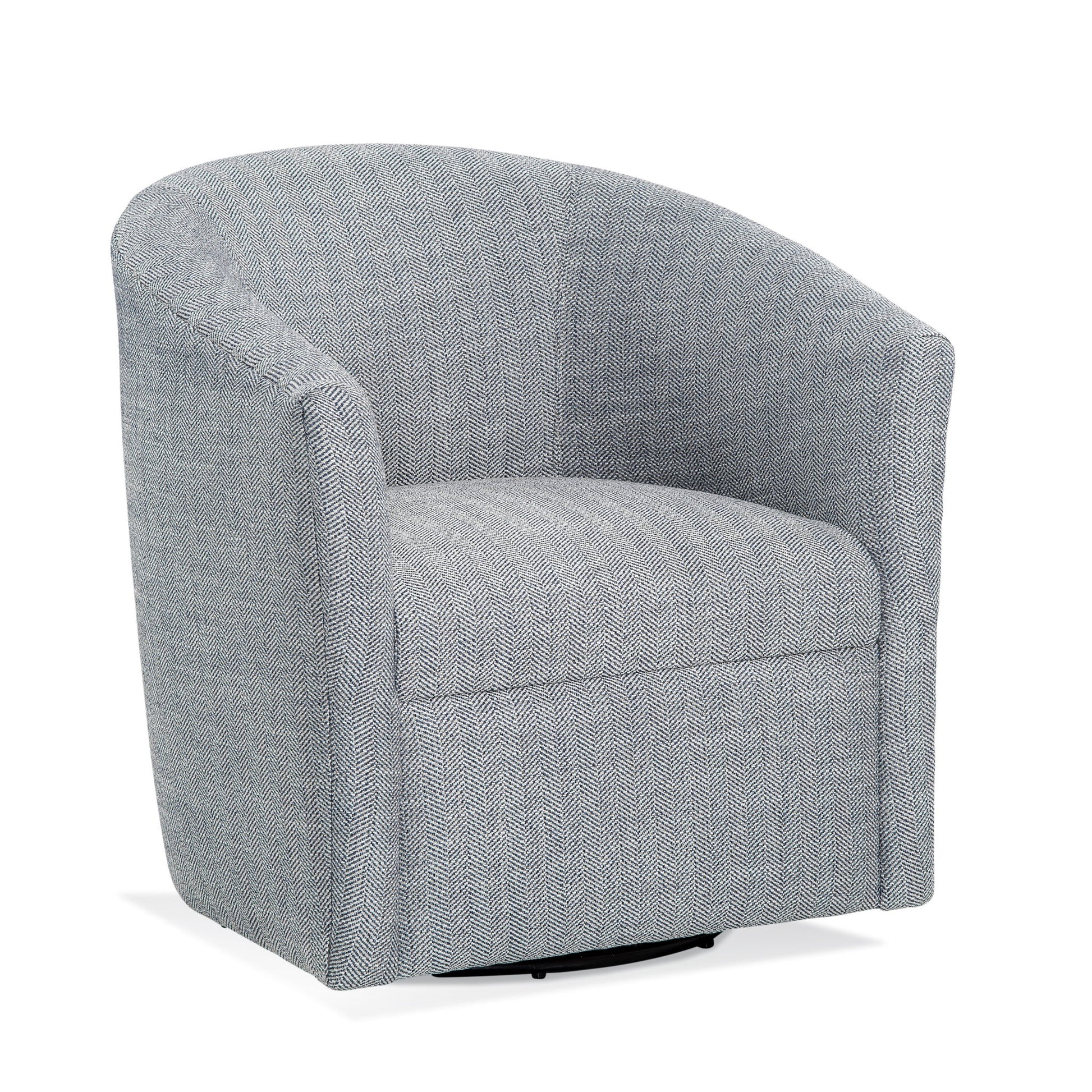 Lainey - Swivel Barrel Chair With 360 Degree Rotation - Best Buy Furniture