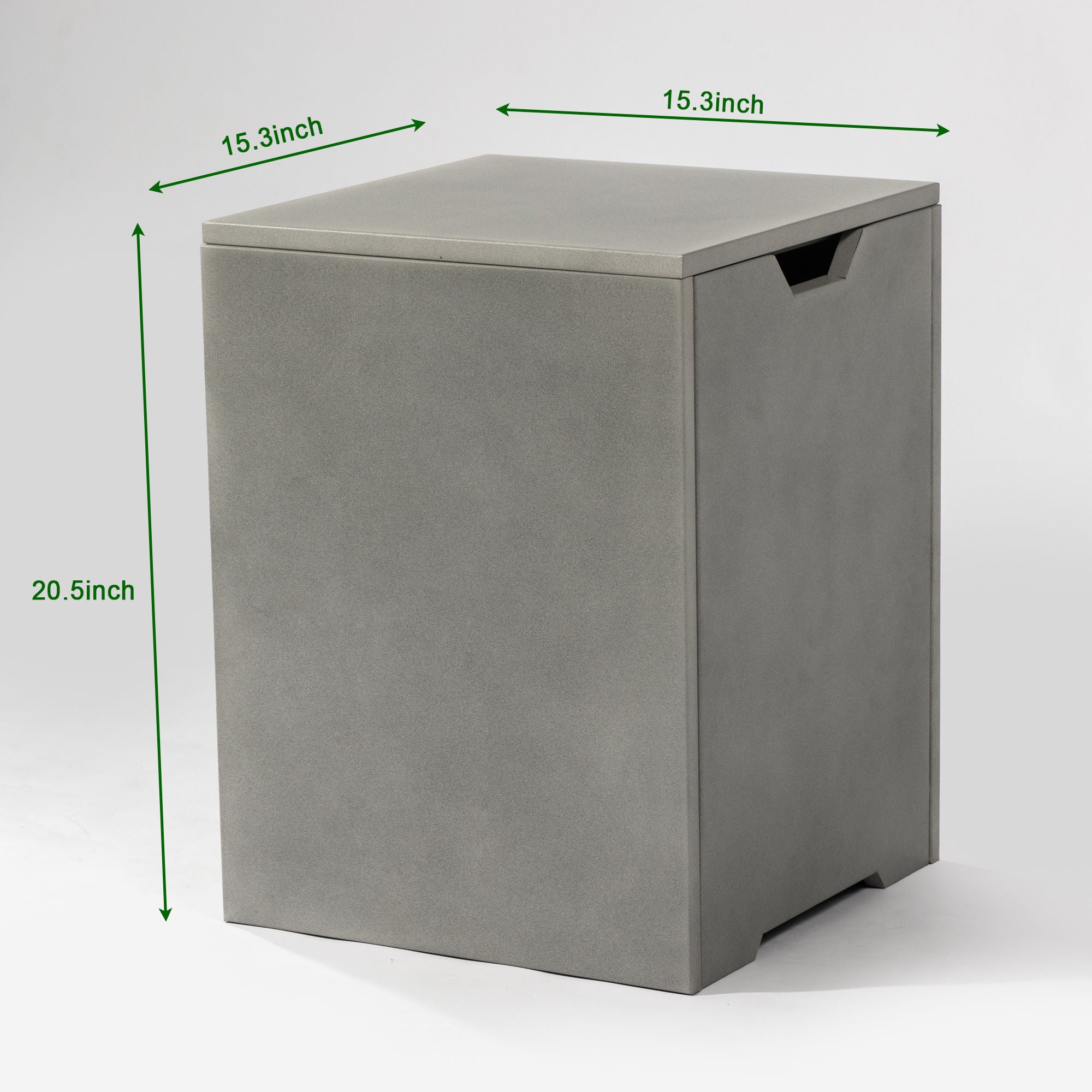 Modern Square Propane Tank Cover Holder With Multi Functional Utility - Gray - Best Buy Furniture