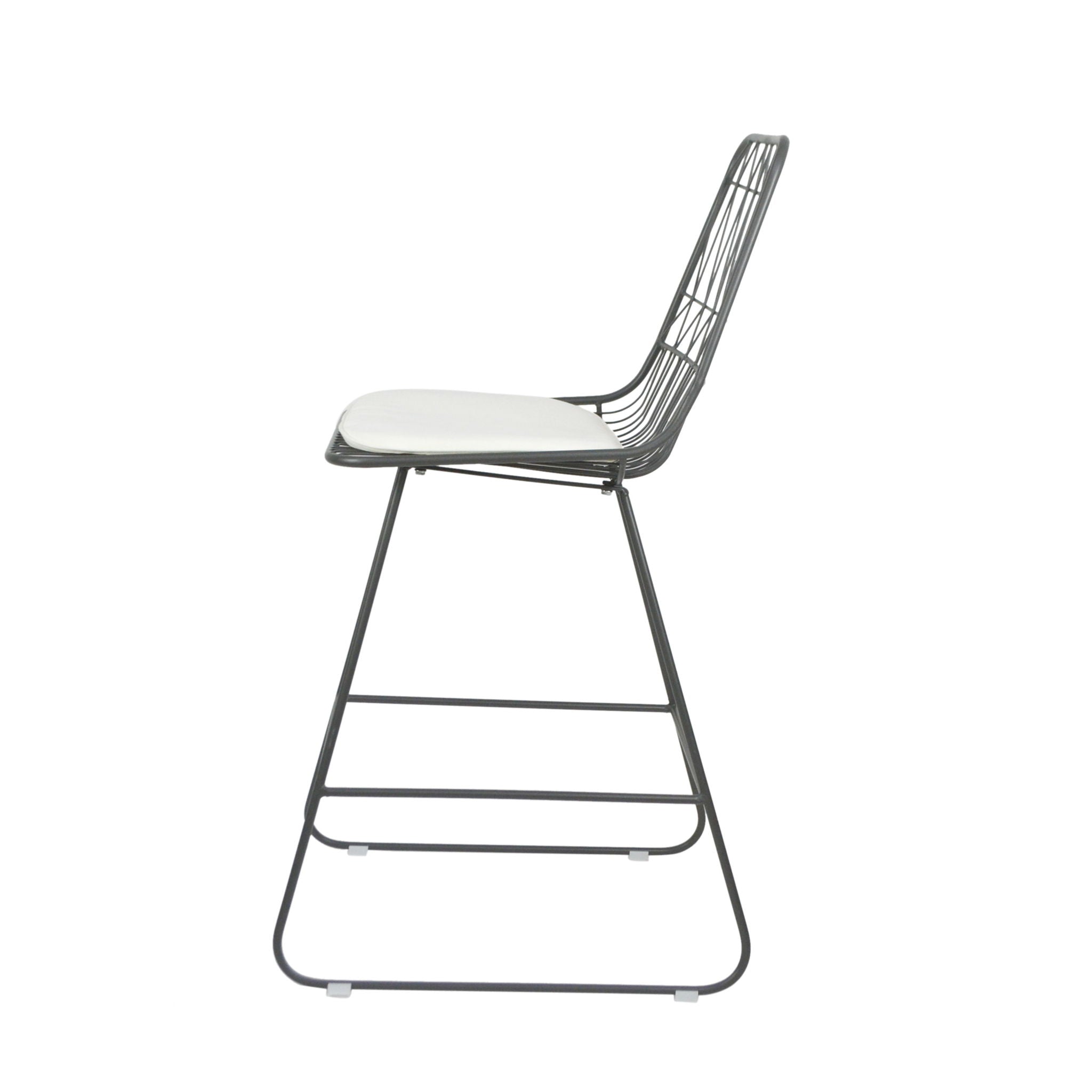 Yearning - Iron Counter Stool With Water Resistant Cushion - Best Buy Furniture