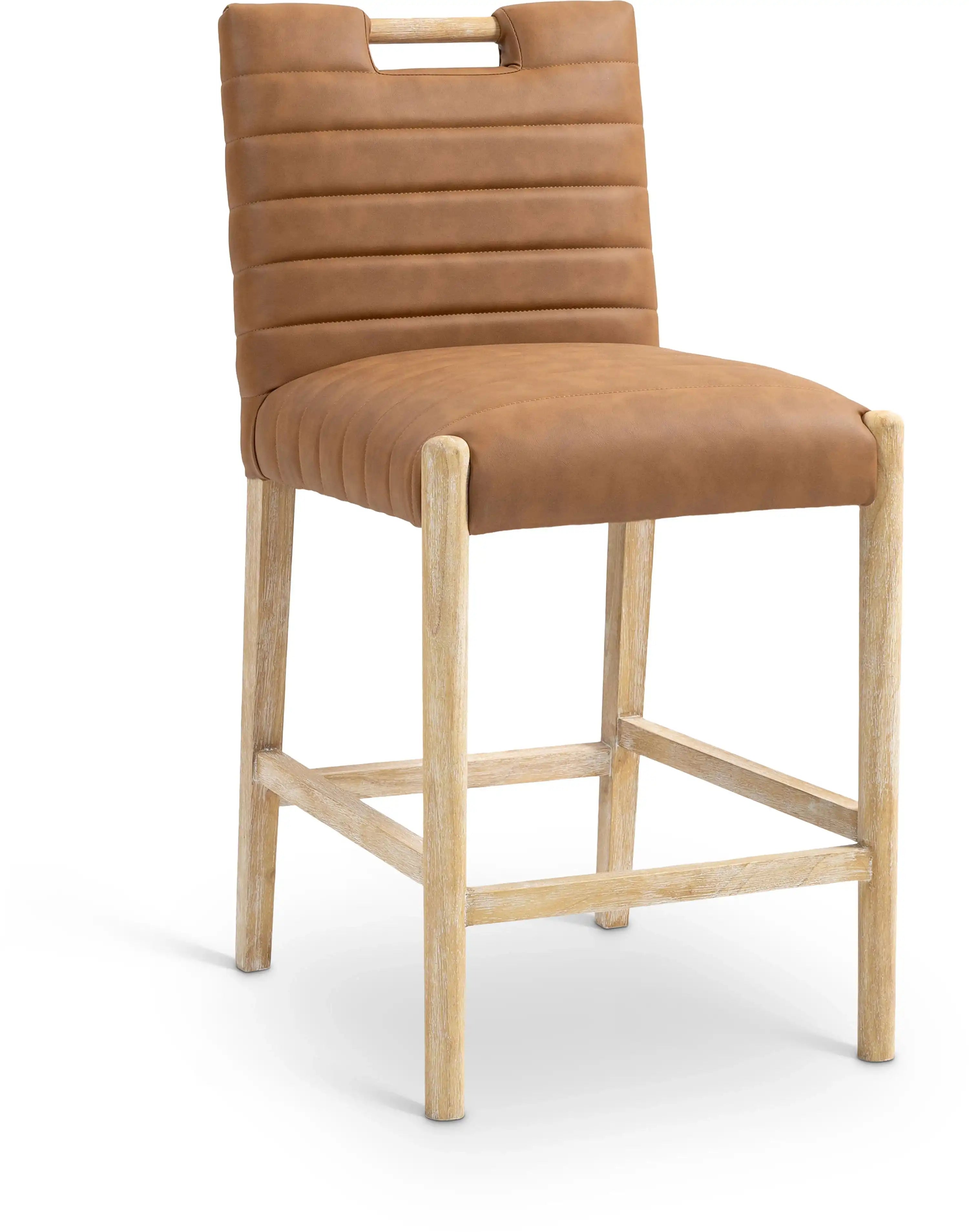 Aimee - Counter Stool - Light Brown Legs - Best Buy Furniture