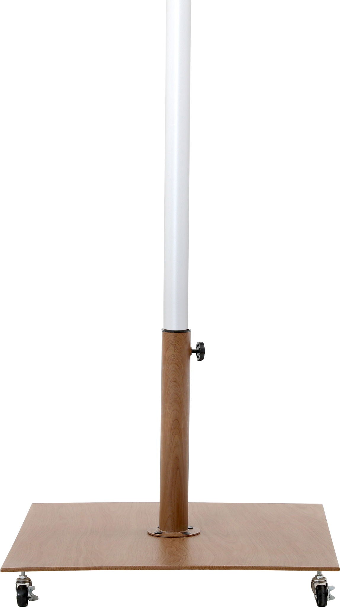 Fiji - Aluminum Patio Umbrella With Square Teak And White Base - Best Buy Furniture