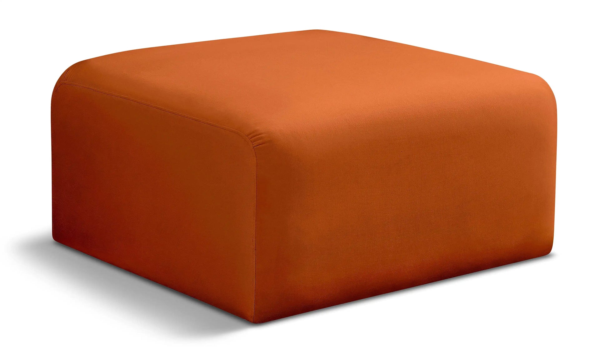 Arc - Velvet Ottoman - Best Buy Furniture