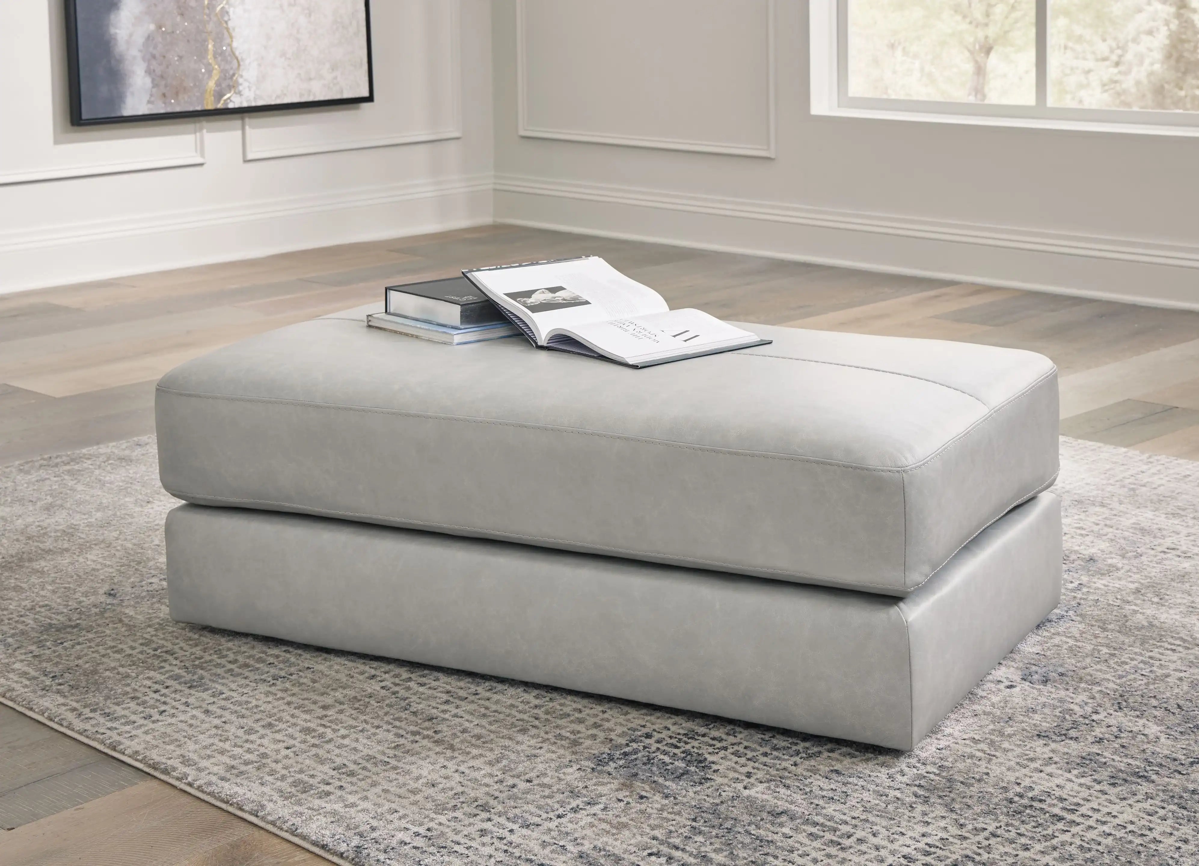 Amiata - Oversized Accent Ottoman - Best Buy Furniture