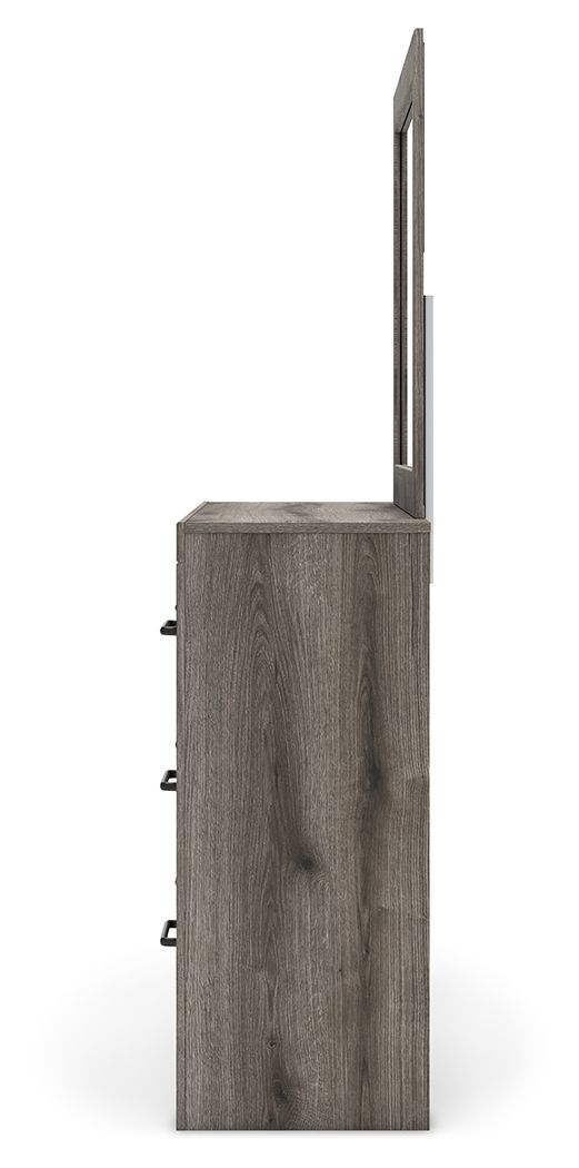 Graystorm - Dresser And Mirror - Brown Gray - Best Buy Furniture