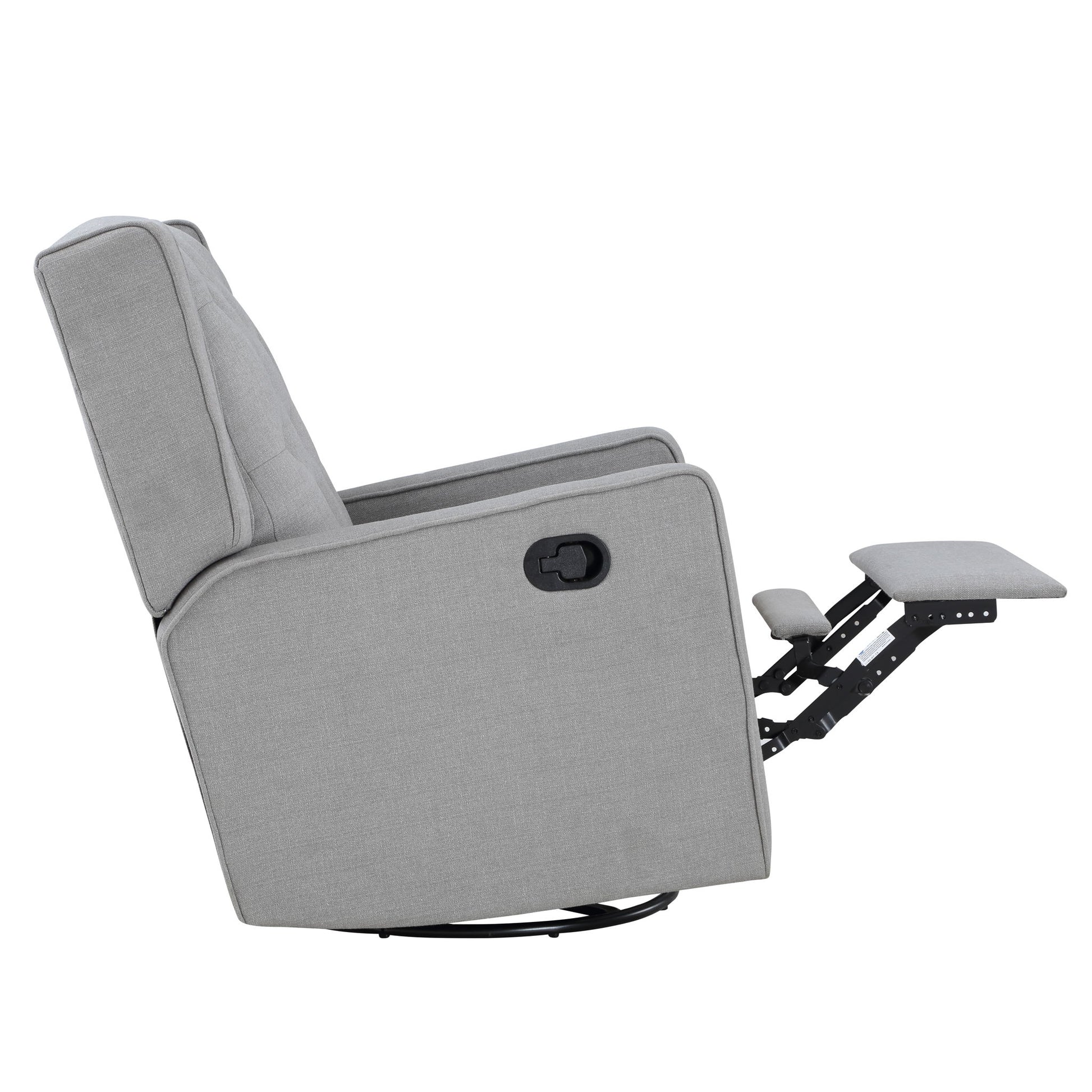 Milah - Gliding Swivel Recliner Tufted - Best Buy Furniture