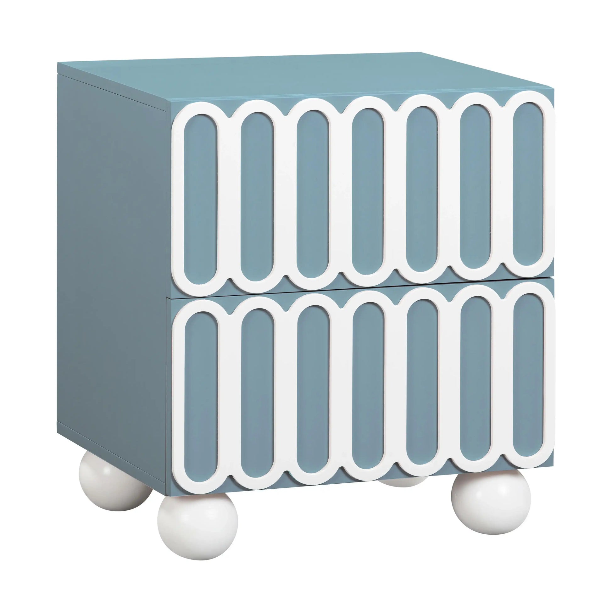 Tori - Motif Nightstand - Blue - Best Buy Furniture