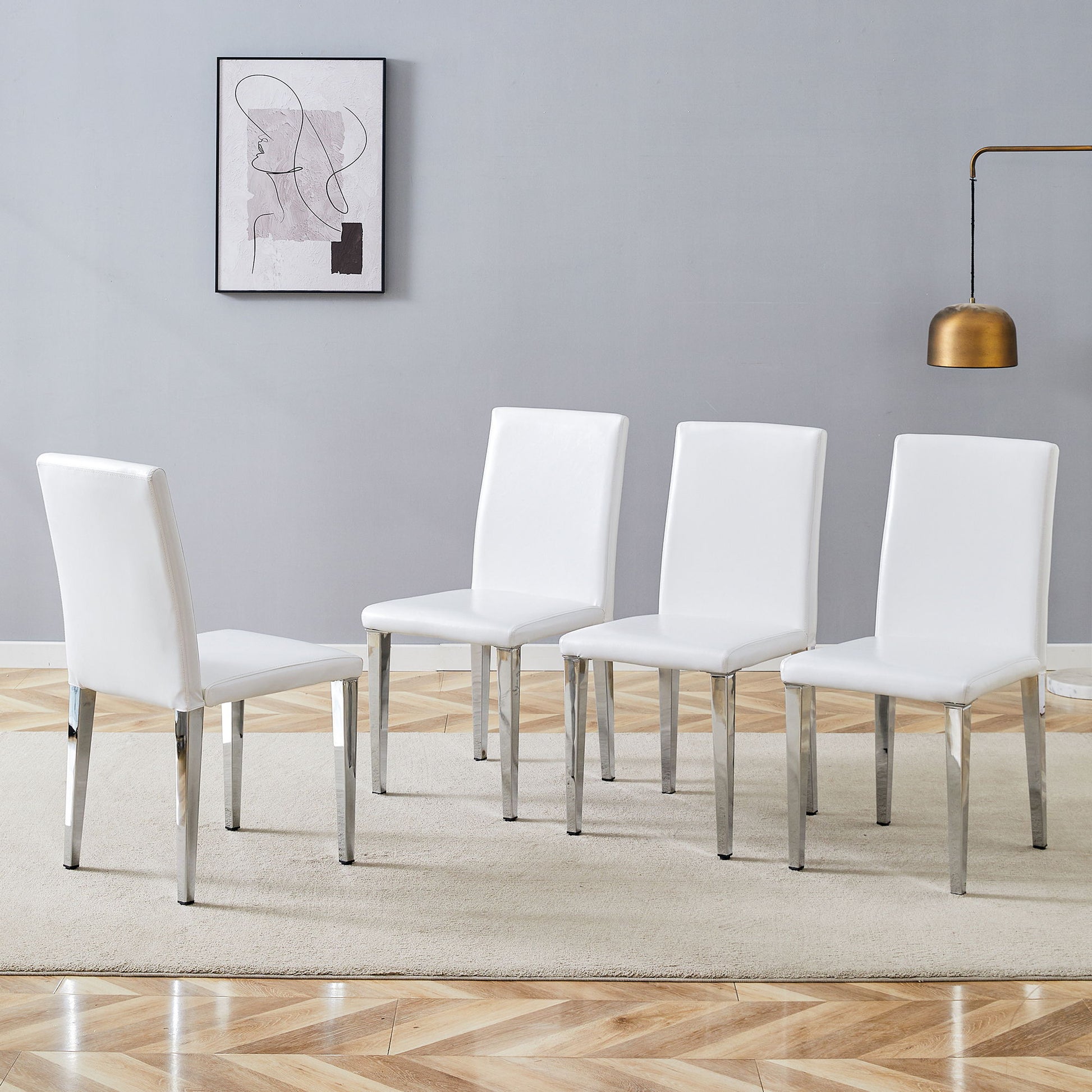 Simple And Versatile Dining Chairs With Metal Legs - Best Buy Furniture