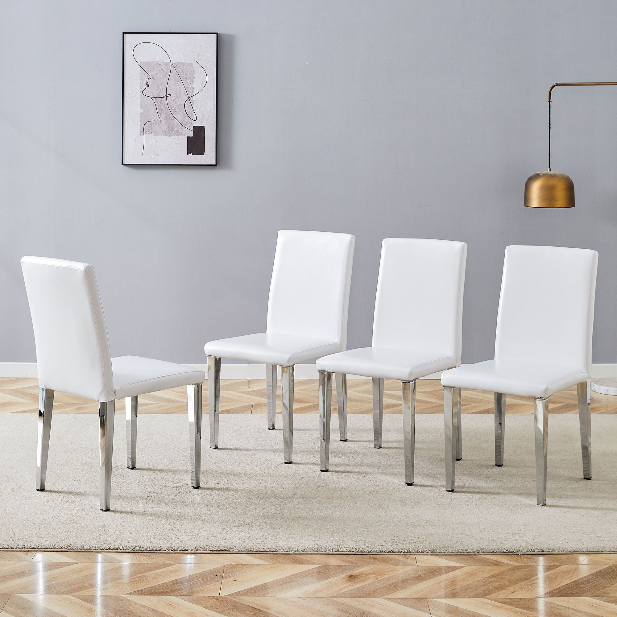 Simple And Versatile Dining Chairs With Metal Legs - Best Buy Furniture