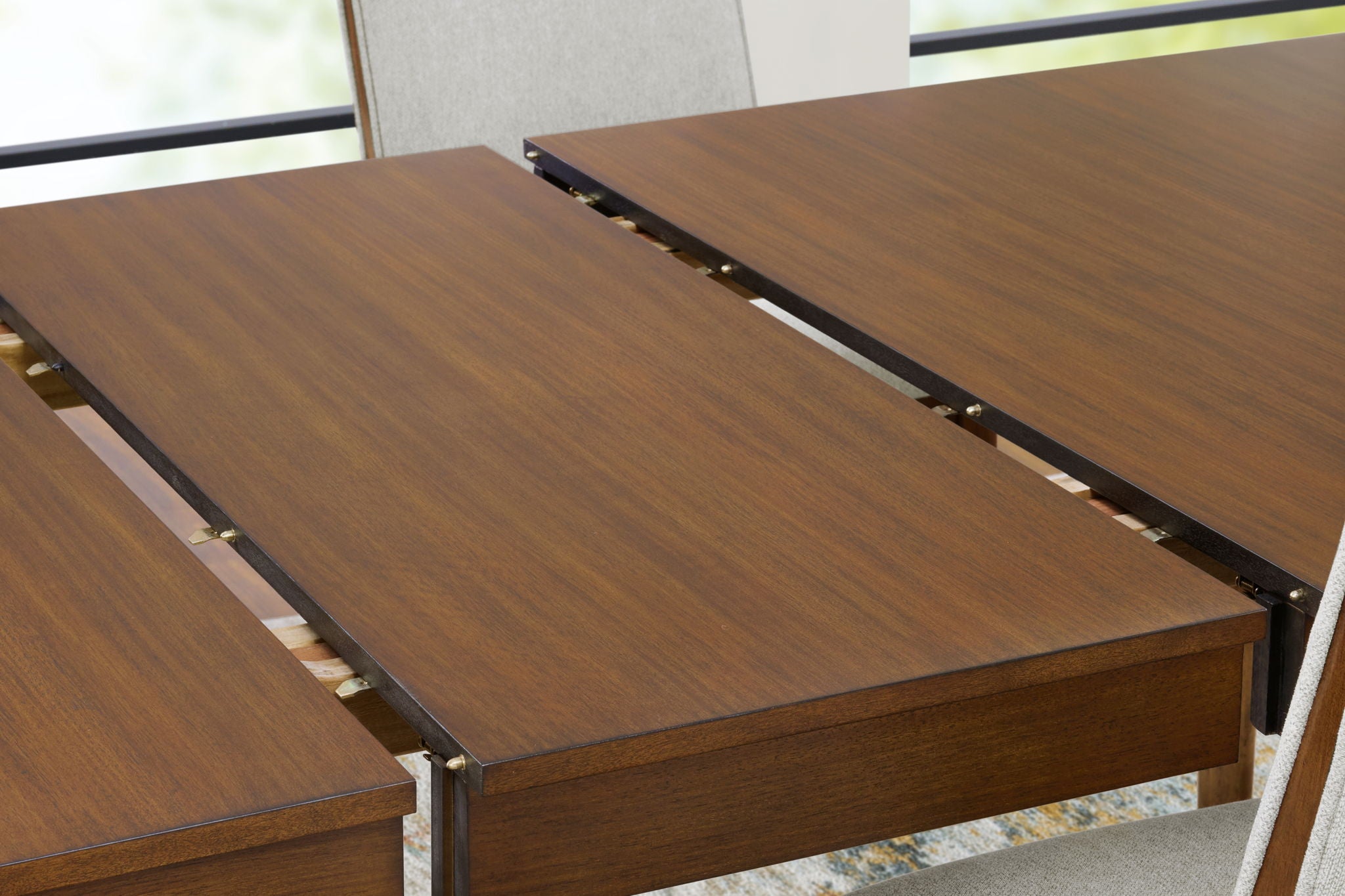 Lyncott - Rectangular Dining Room Extension Table - Brown - Best Buy Furniture