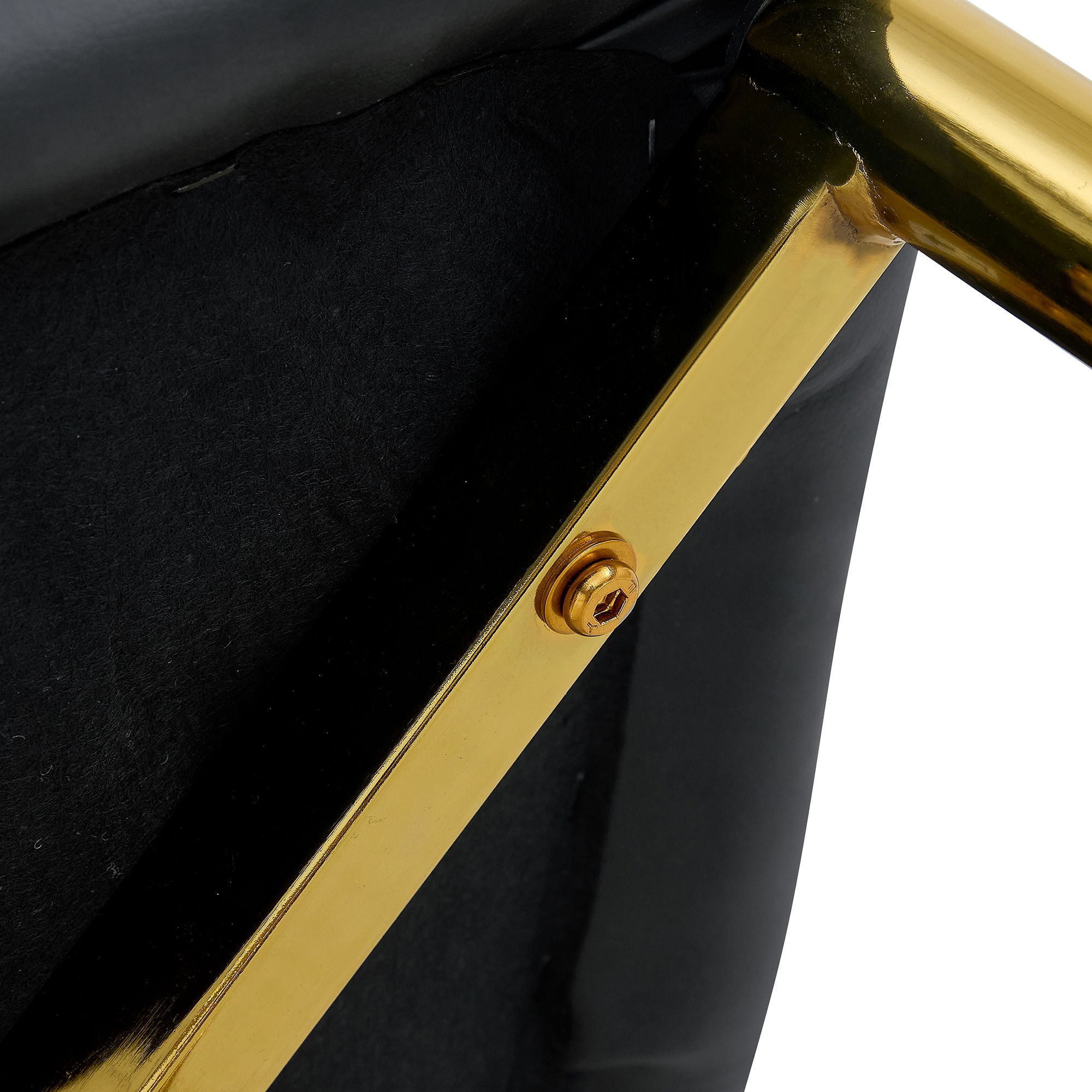 Modern Dining Chairs With Metal Legs And Simple Line Design On Backrest - Best Buy Furniture