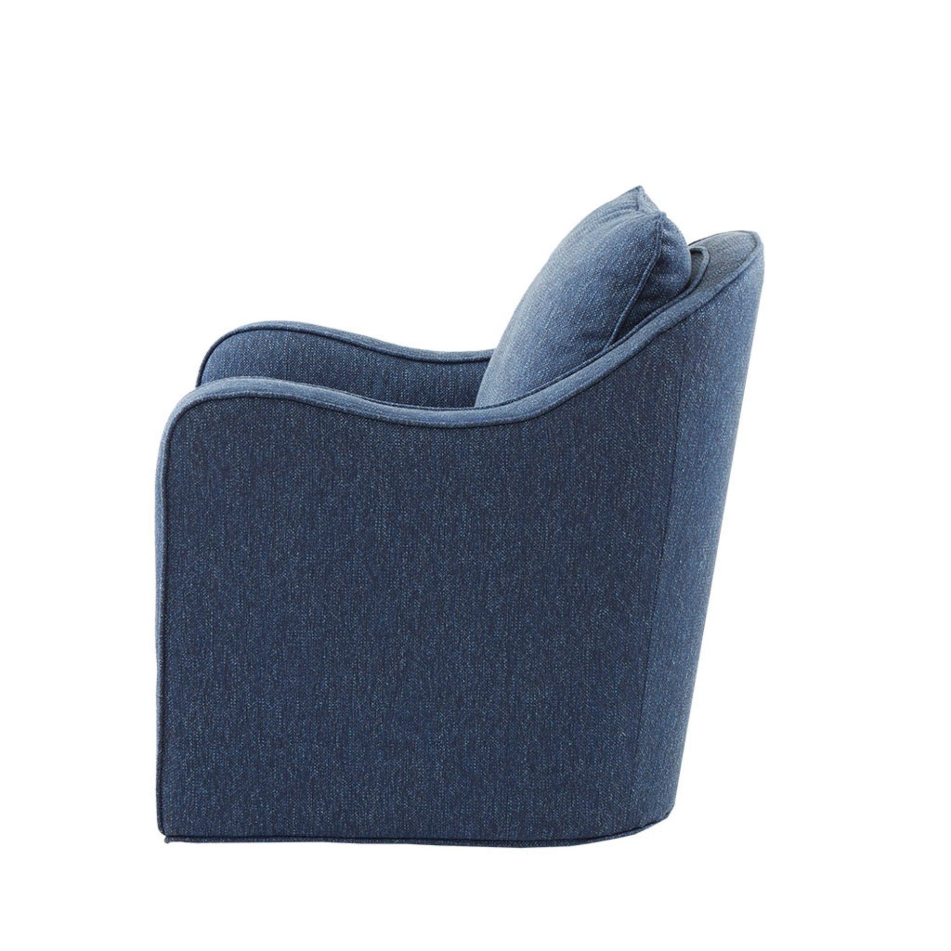 Wide Seat Arm Chair With 360 Degree Rotation - Best Buy Furniture