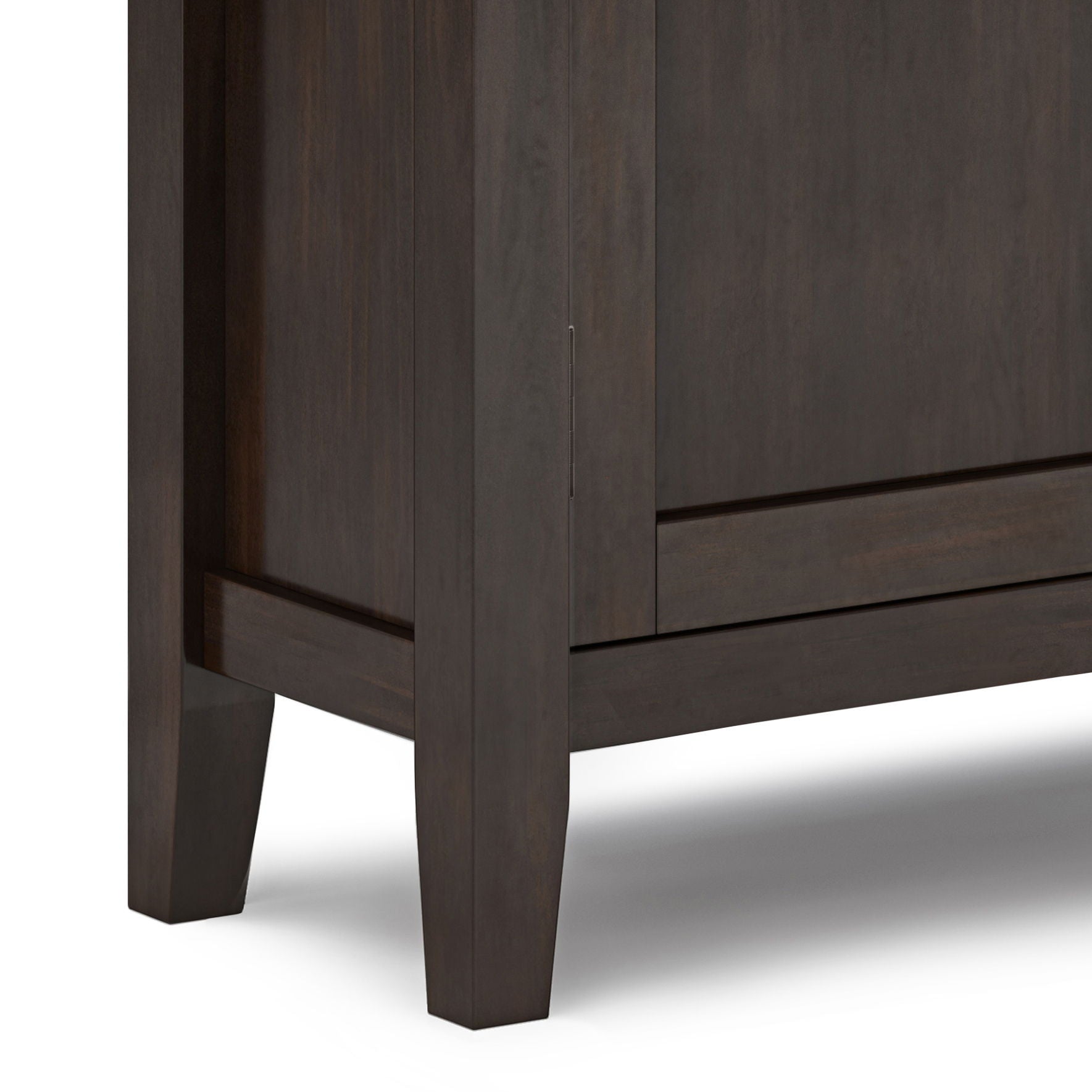 Redmond - Low Storage Cabinet - Brunette Brown - Best Buy Furniture