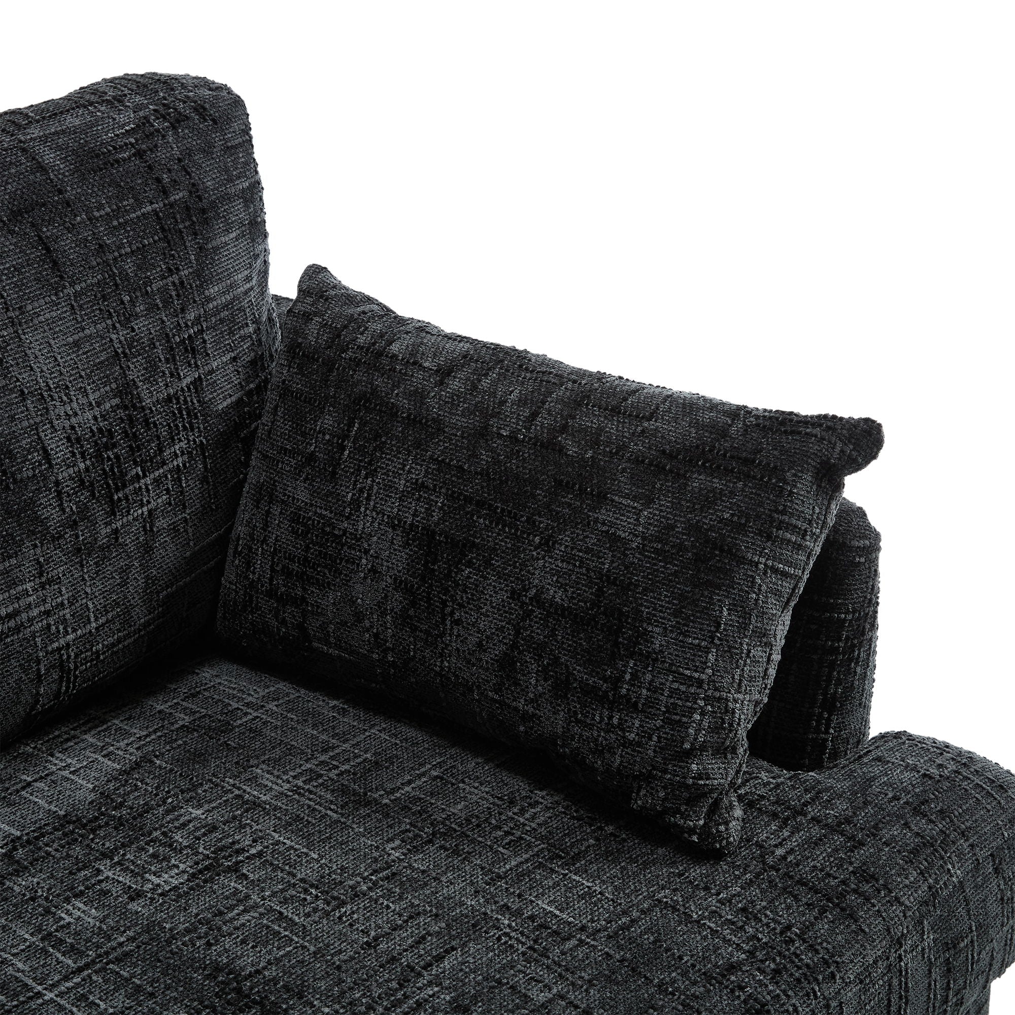 Chenille 2 Seater Sofa With LED Light, USB Charging Port, And Storage Bag - Best Buy Furniture