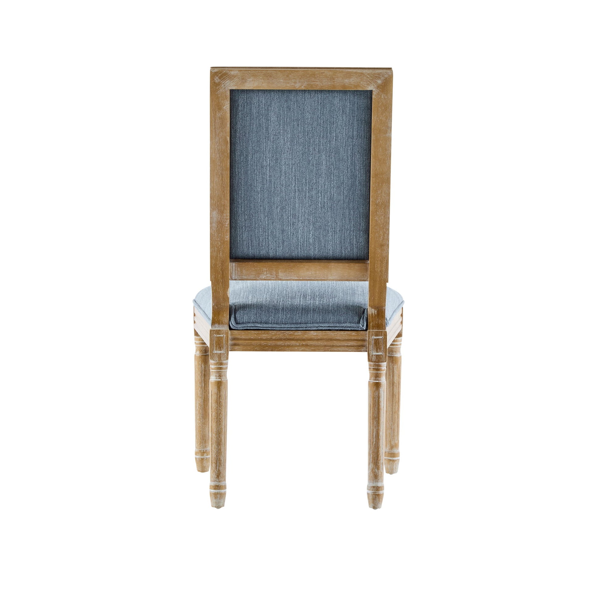French Country Style Dining Chair With Upholstered Seating And Fluted Legs - Best Buy Furniture
