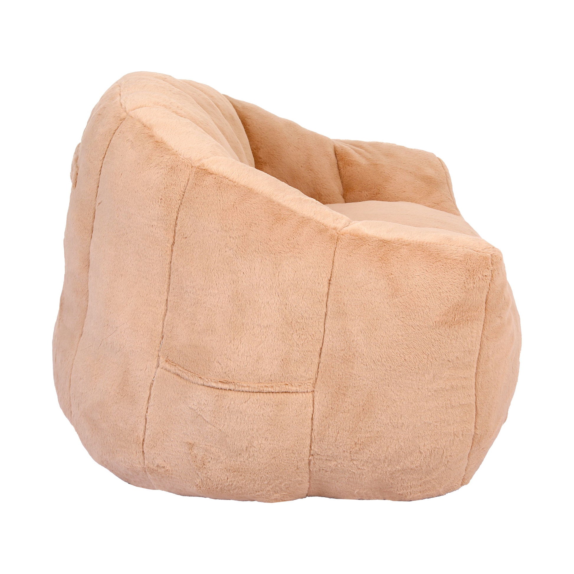 Beanbag Chair, Beanbag Sofa Chair With Armrests Stuffed High Density Foam - Best Buy Furniture