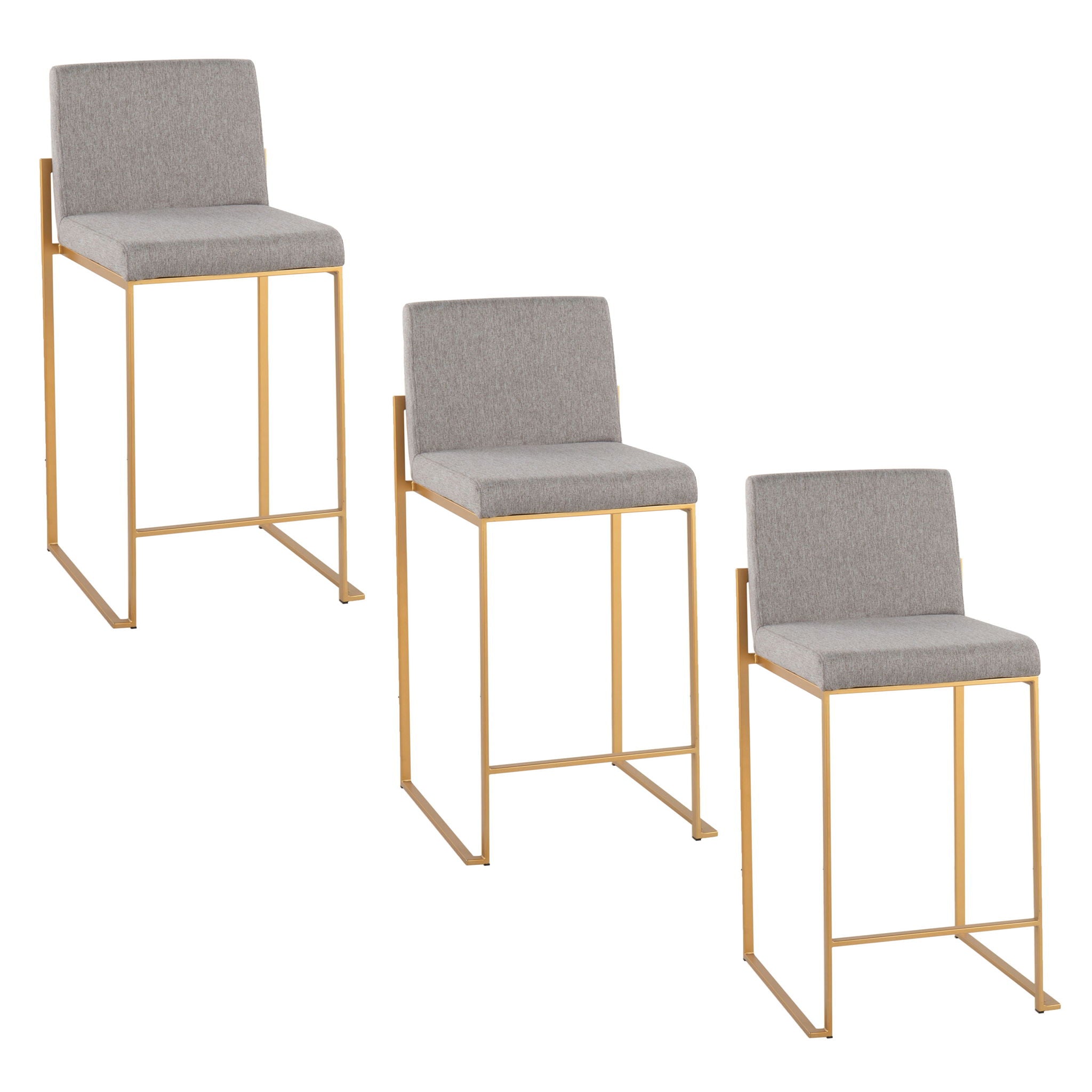 Fuji - Contemporary High Back Stylish Counter Stool - Best Buy Furniture