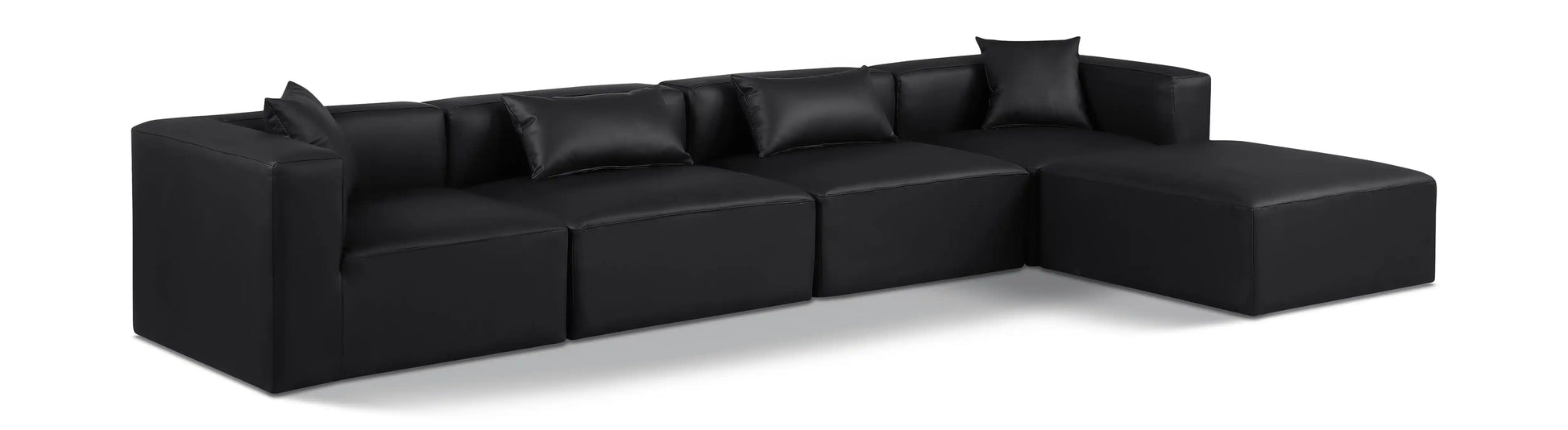 Cube - 5 Piece Modular Sectional With Chaise - Best Buy Furniture
