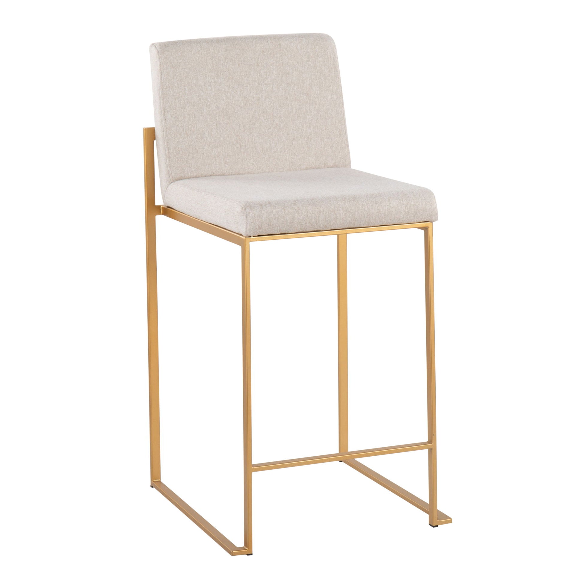 Fuji - Contemporary High Back Stylish Counter Stool - Best Buy Furniture
