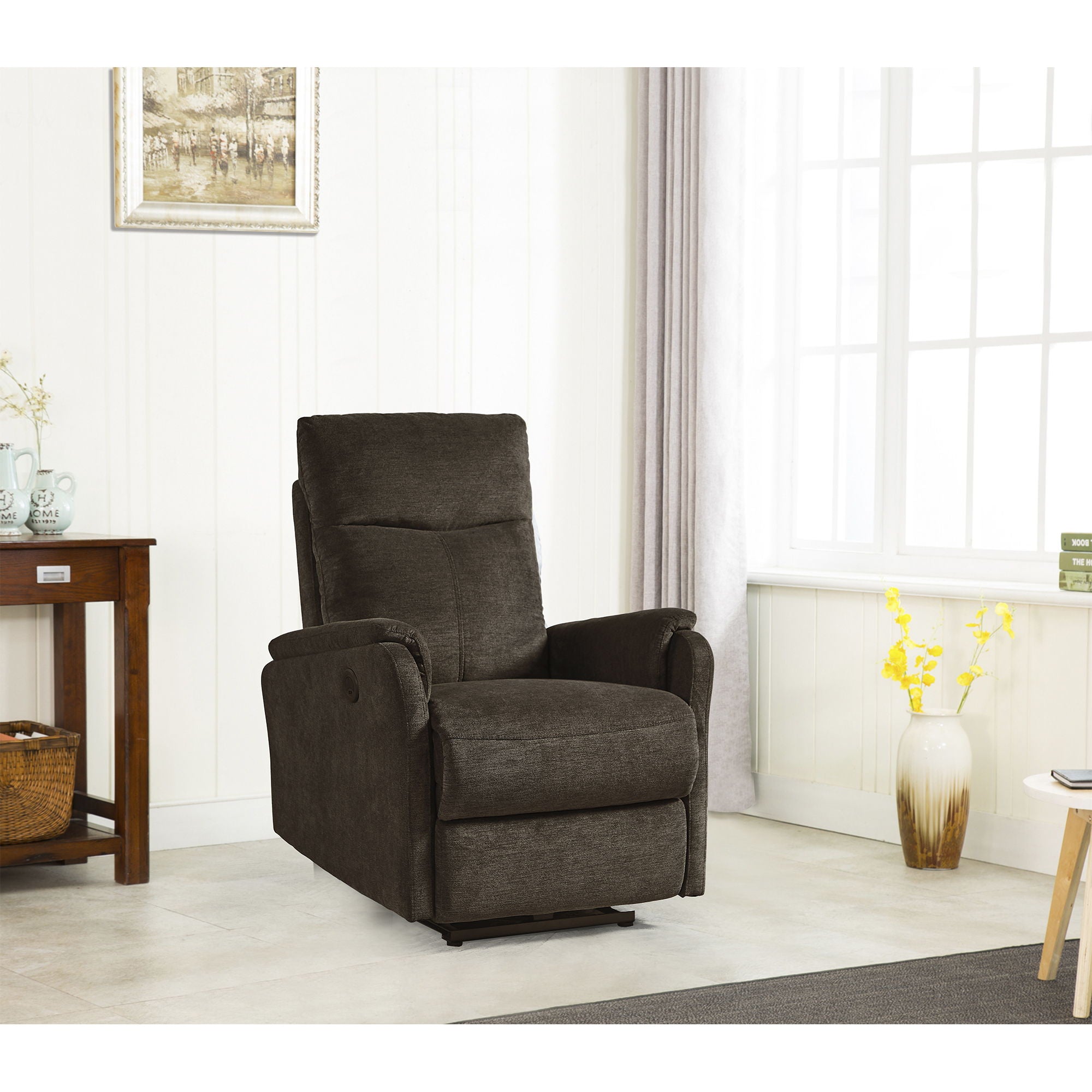 Recliner Chair With Power Function Easy Control Big Stocks, Recliner Single Chair For Living Room, Bed Room - Best Buy Furniture