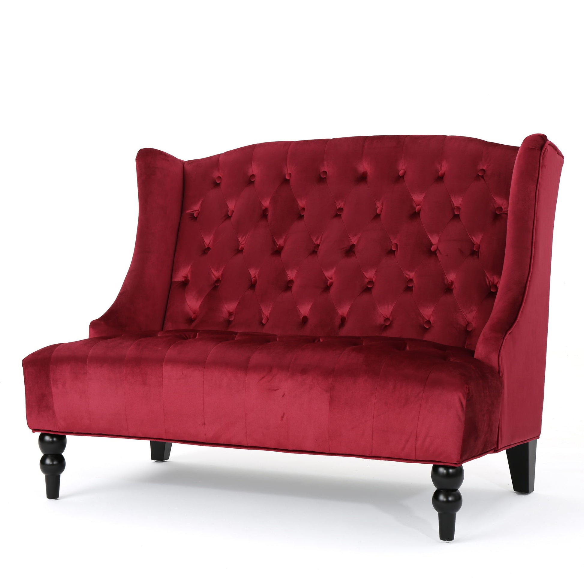 Nurturing - Upholstered Loveseat With Wing Back And Diamond Tufting - Best Buy Furniture