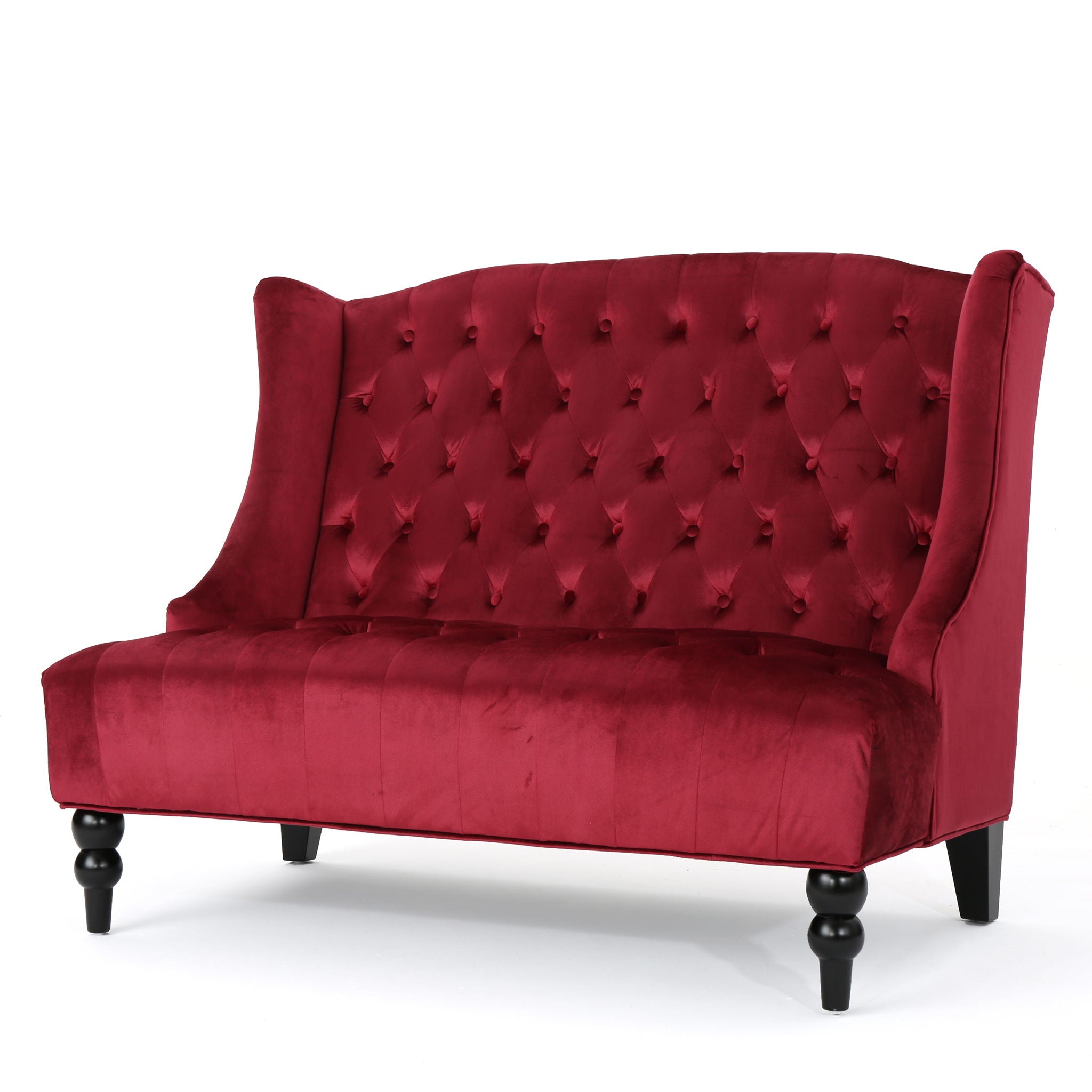 Nurturing - Upholstered Loveseat With Wing Back And Diamond Tufting - Best Buy Furniture