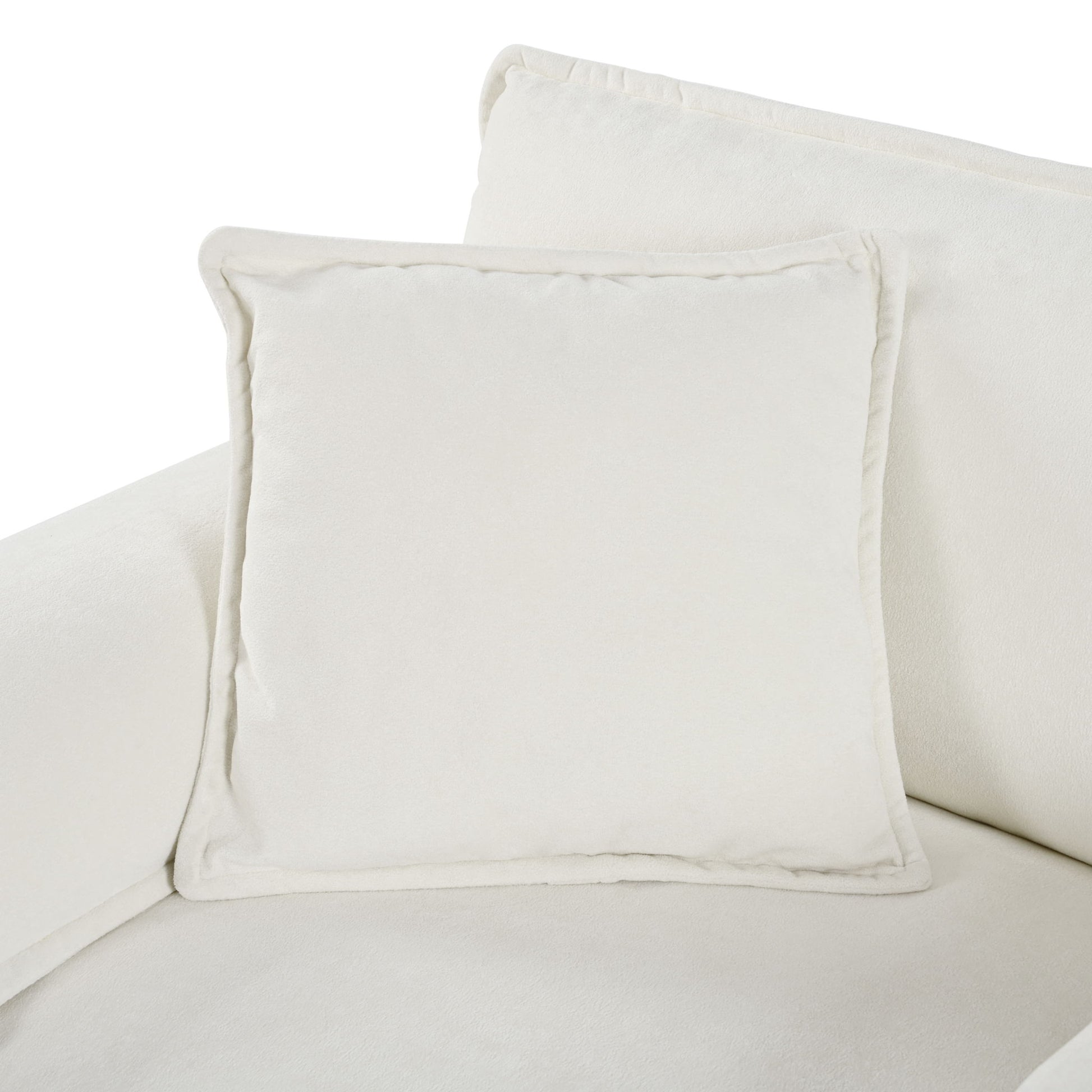 Modern Upholstered Chenille Loveseat And Armchair Set With Pillows - Best Buy Furniture