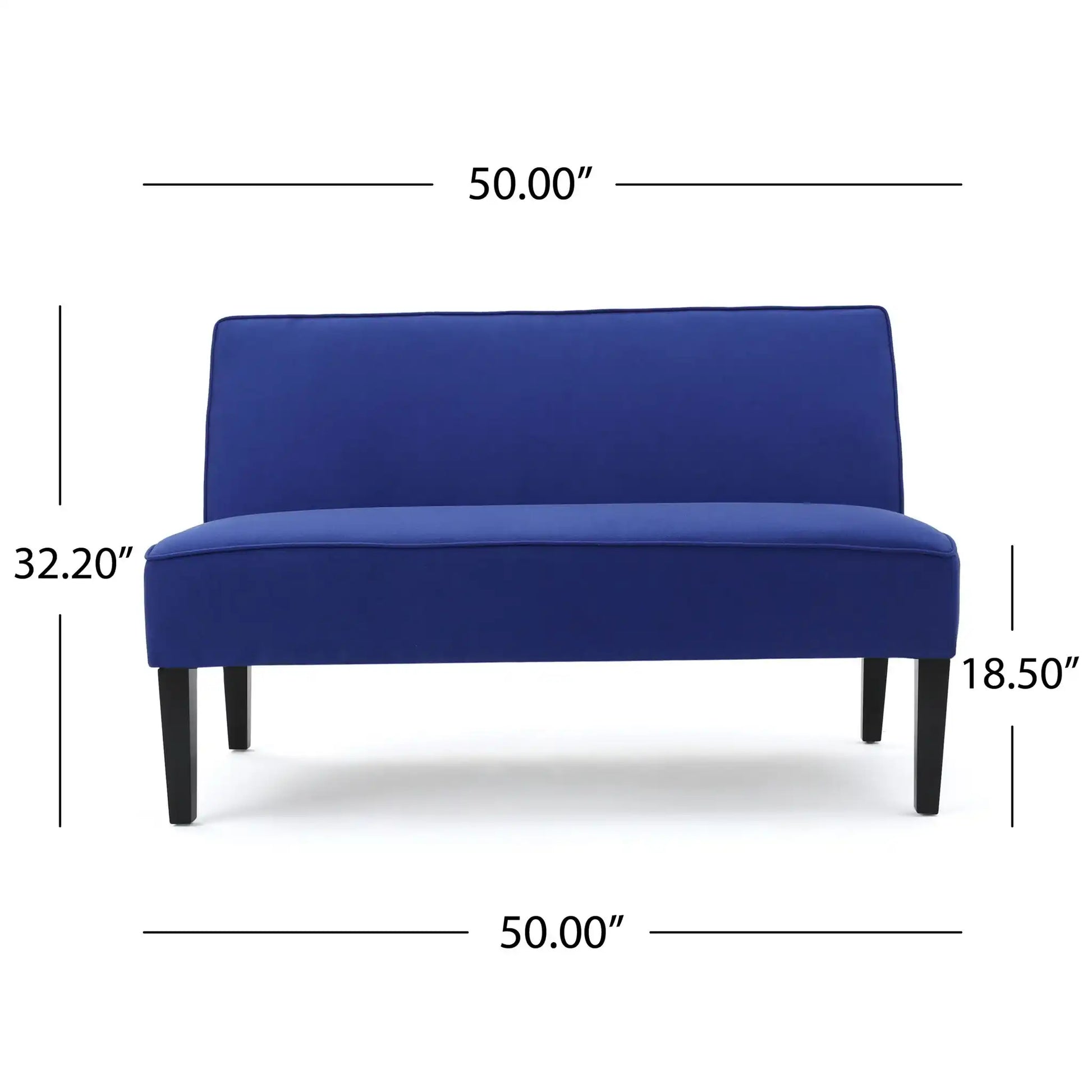 Contemporary Loveseat With Upholstered Fabric And Birch Wood Legs - Best Buy Furniture