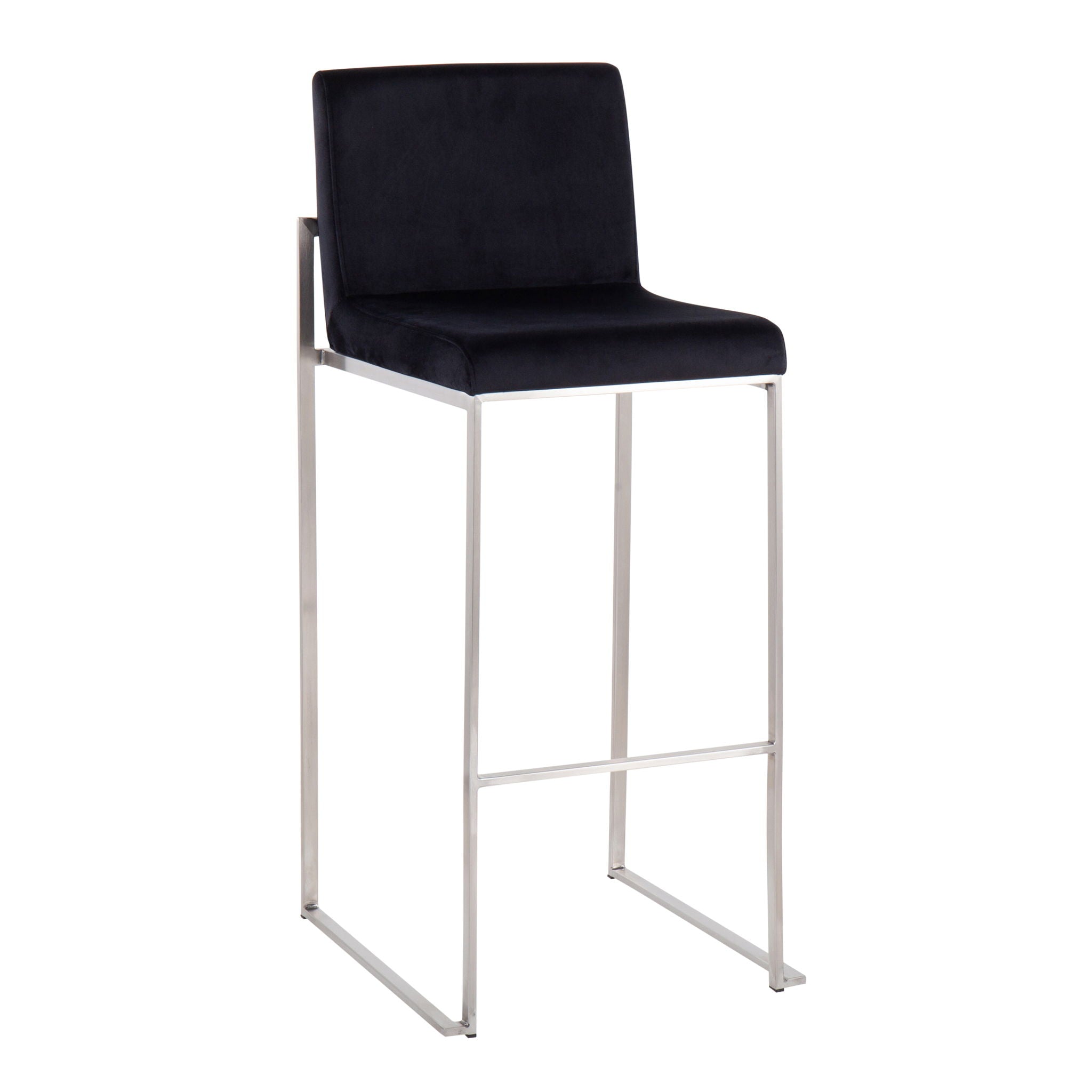 Fuji - Contemporary And Modern Elegance High Back Barstool - Best Buy Furniture