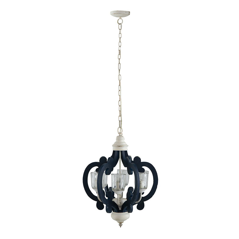 Wood Chandelier 6 Light Farmhouse Pendant Lighting Wood Hanging Light Fixture For Kitchen Living Dining Room, Bulb Not Included - Cream - Best Buy Furniture