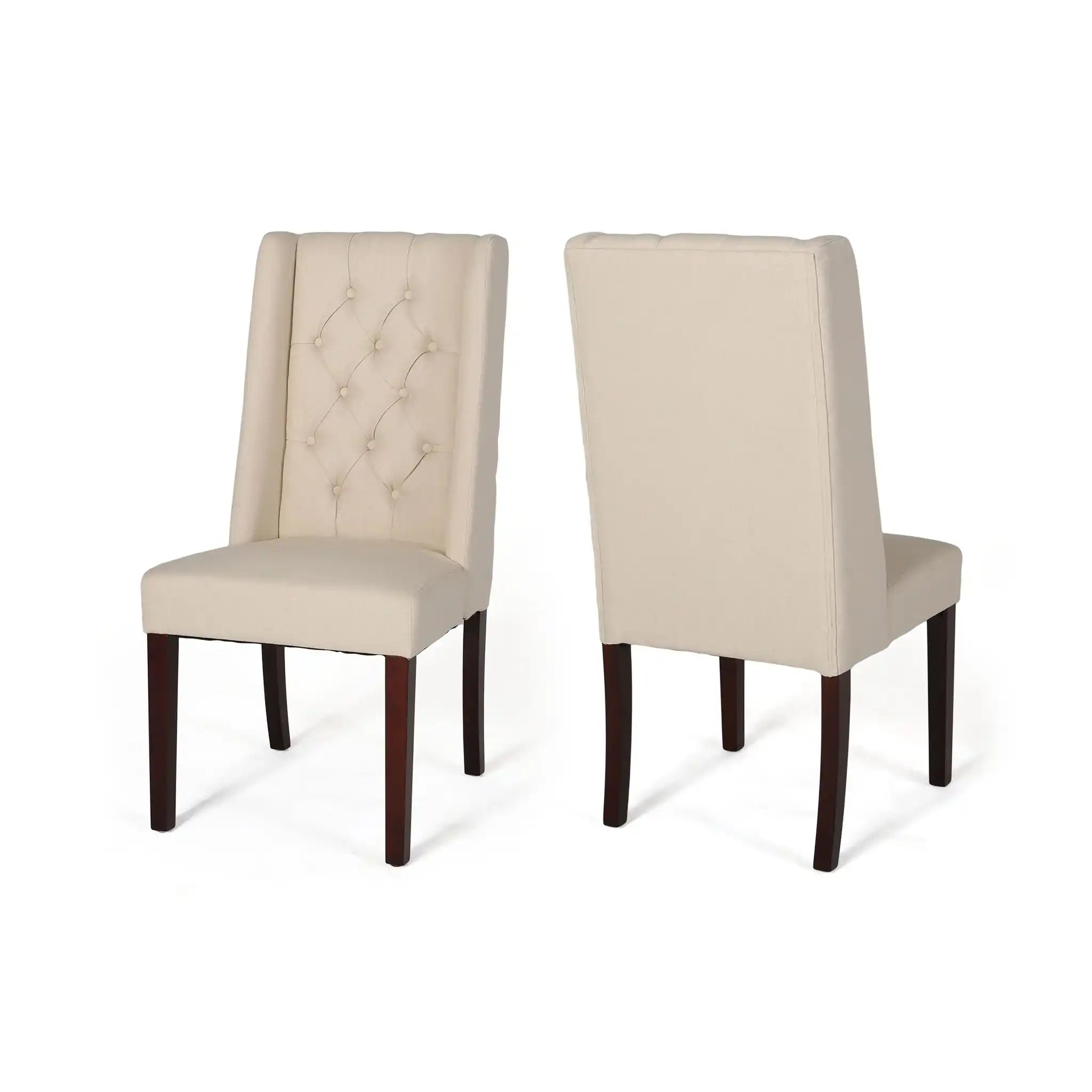 Sophisticated Tufted Dining Chair With High Back Design - Best Buy Furniture