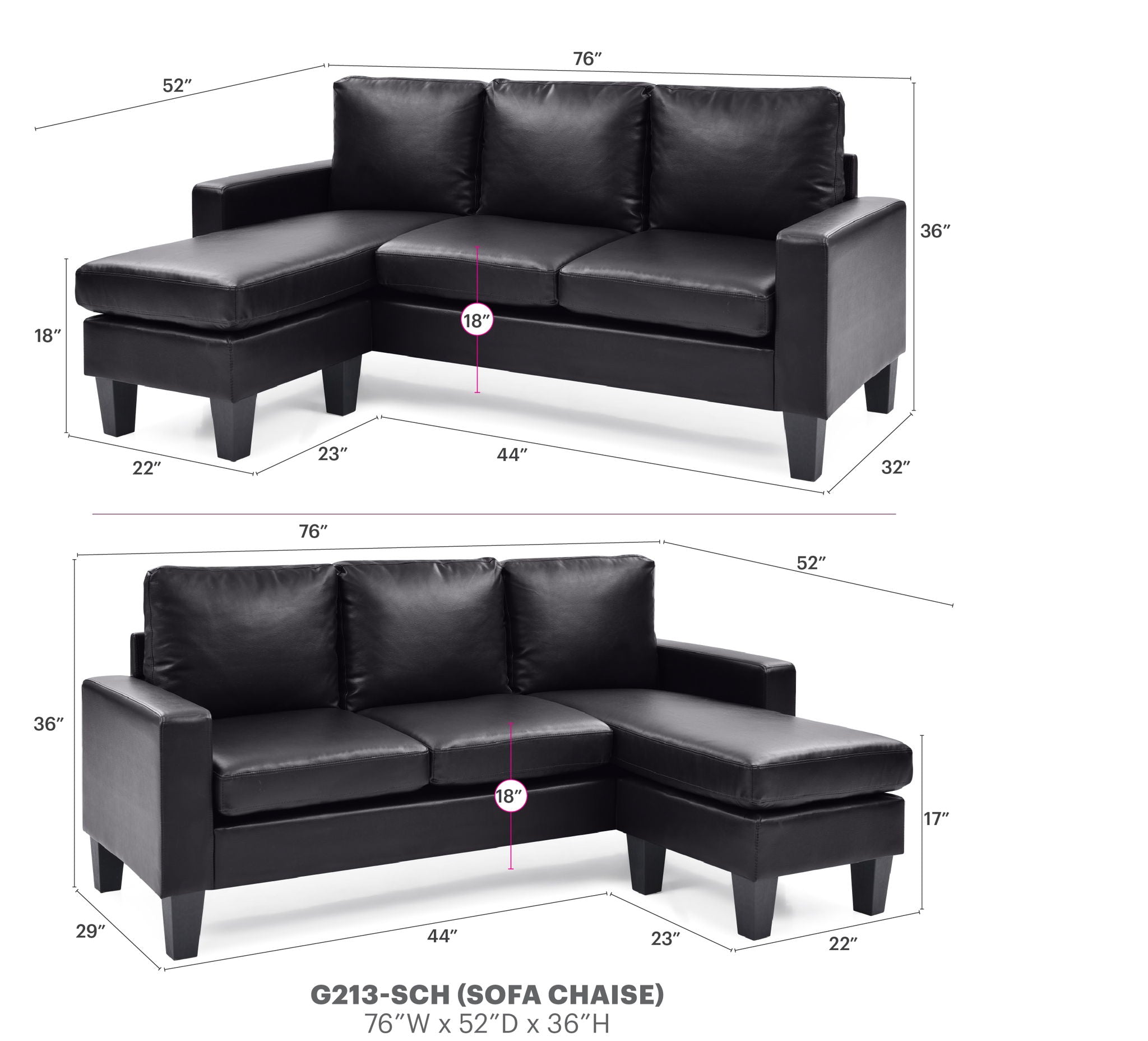 Jenna - Sofa Chaise - Best Buy Furniture