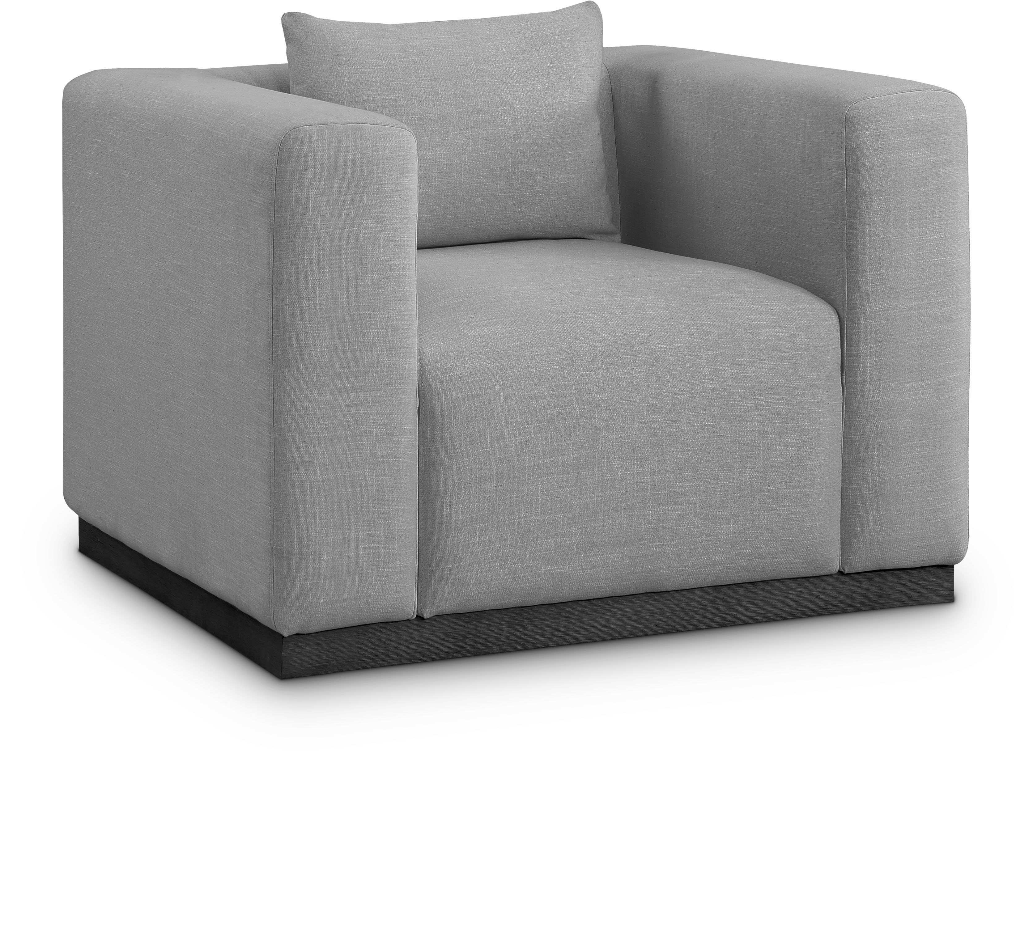 Alfie - Linen Textured Fabic Chair - Best Buy Furniture