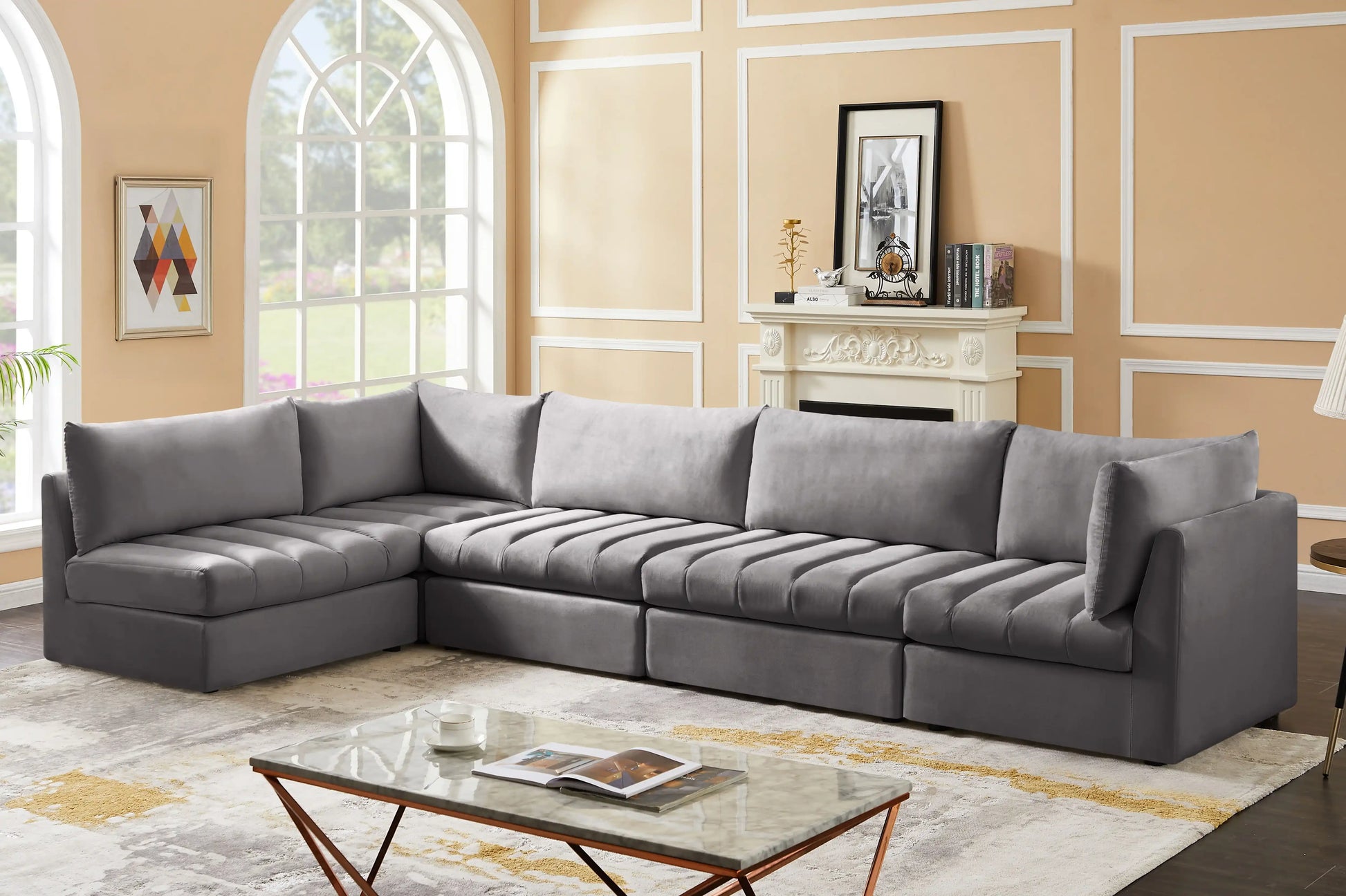 Jacob - 5 Pc. Modular Sectional - Best Buy Furniture