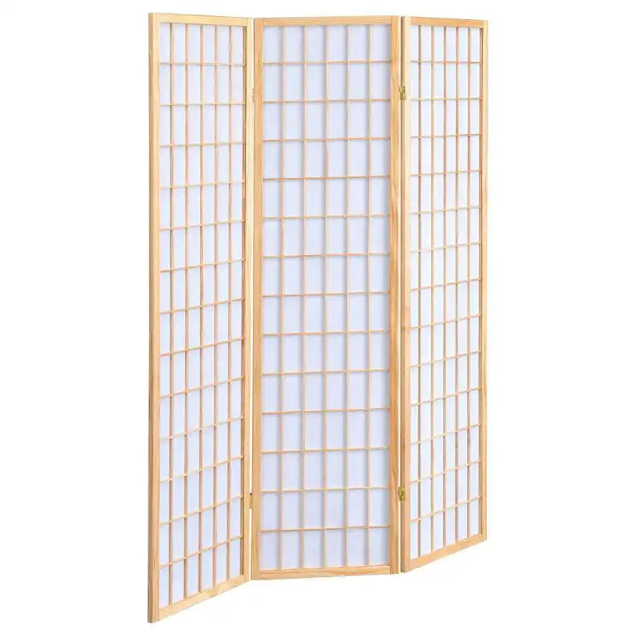 Carrie - 3-Panel Room Divider Folding Shoji Screen - Best Buy Furniture
