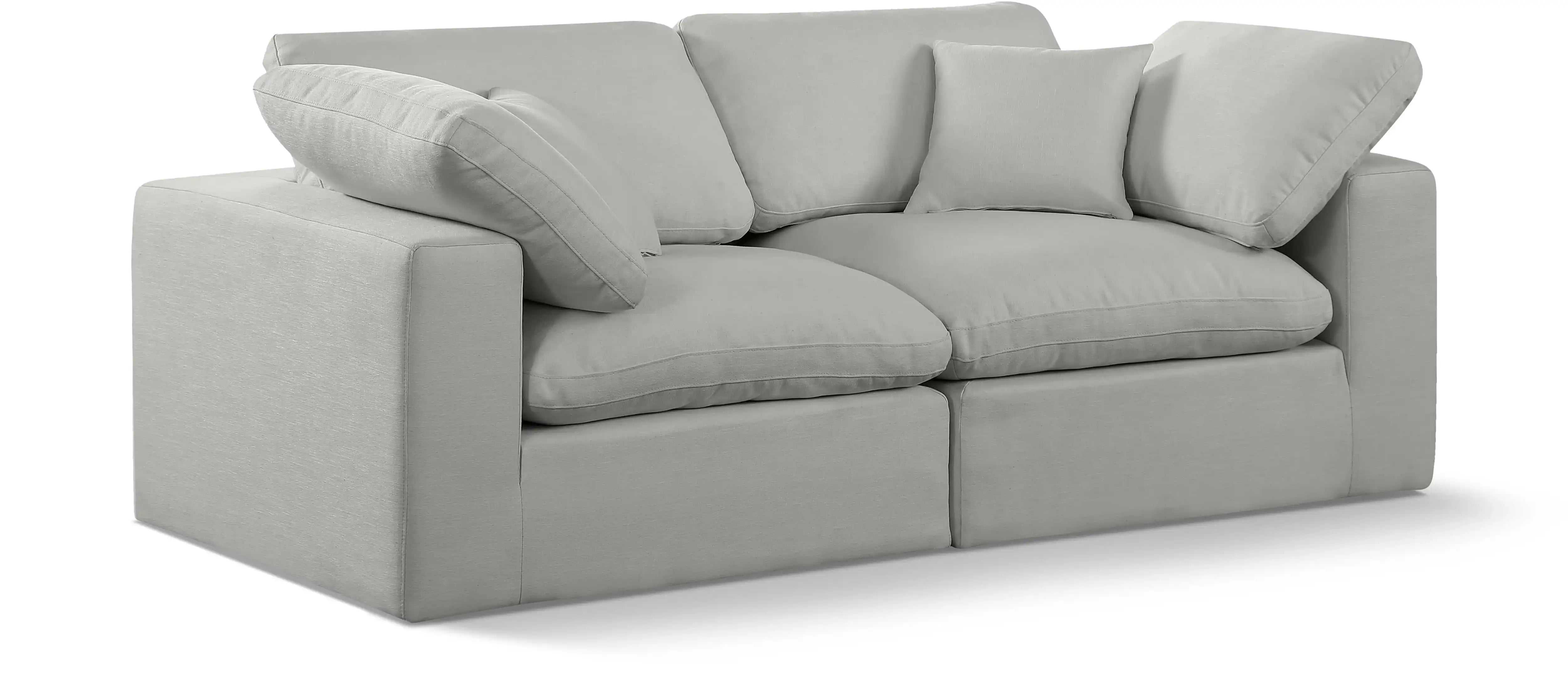 Comfy - Linen Modular Sofa 2 Seats - Best Buy Furniture