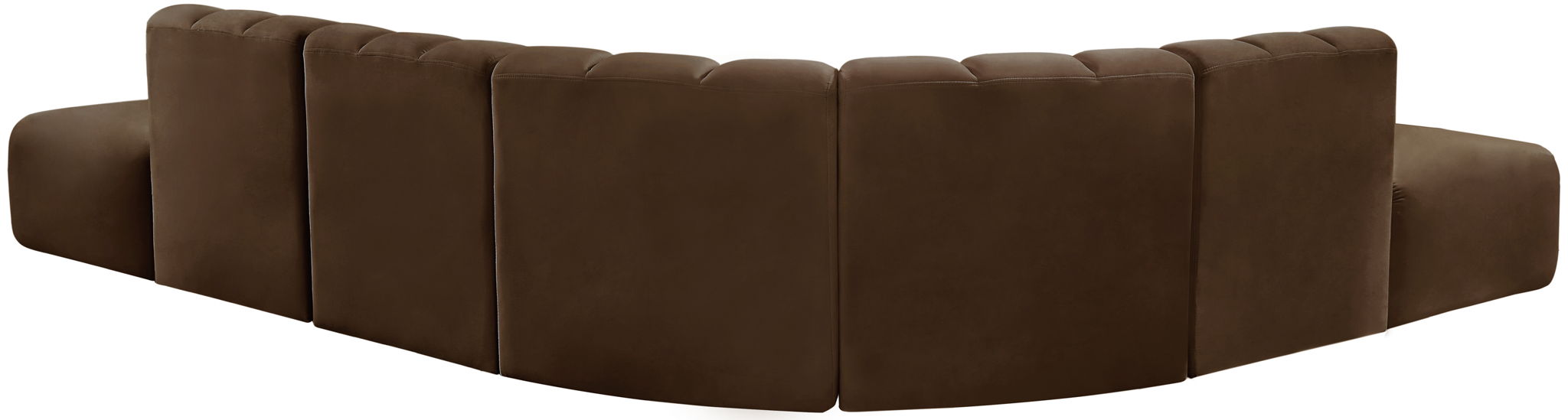 Arc - Velvet 7 Piece Corner Modular Sofa - Best Buy Furniture