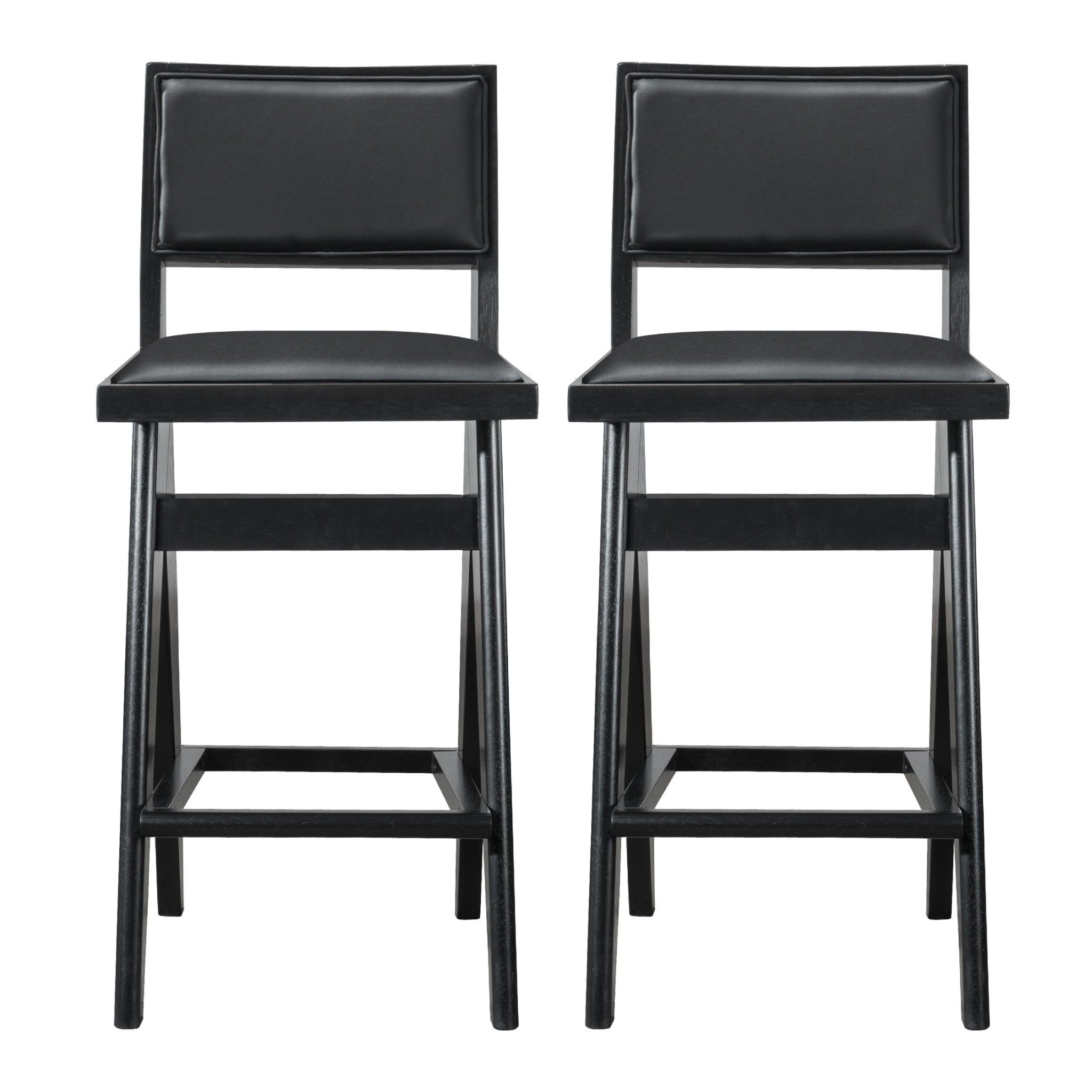 Keira - Bar Stool (Set of 2) - Black - Best Buy Furniture