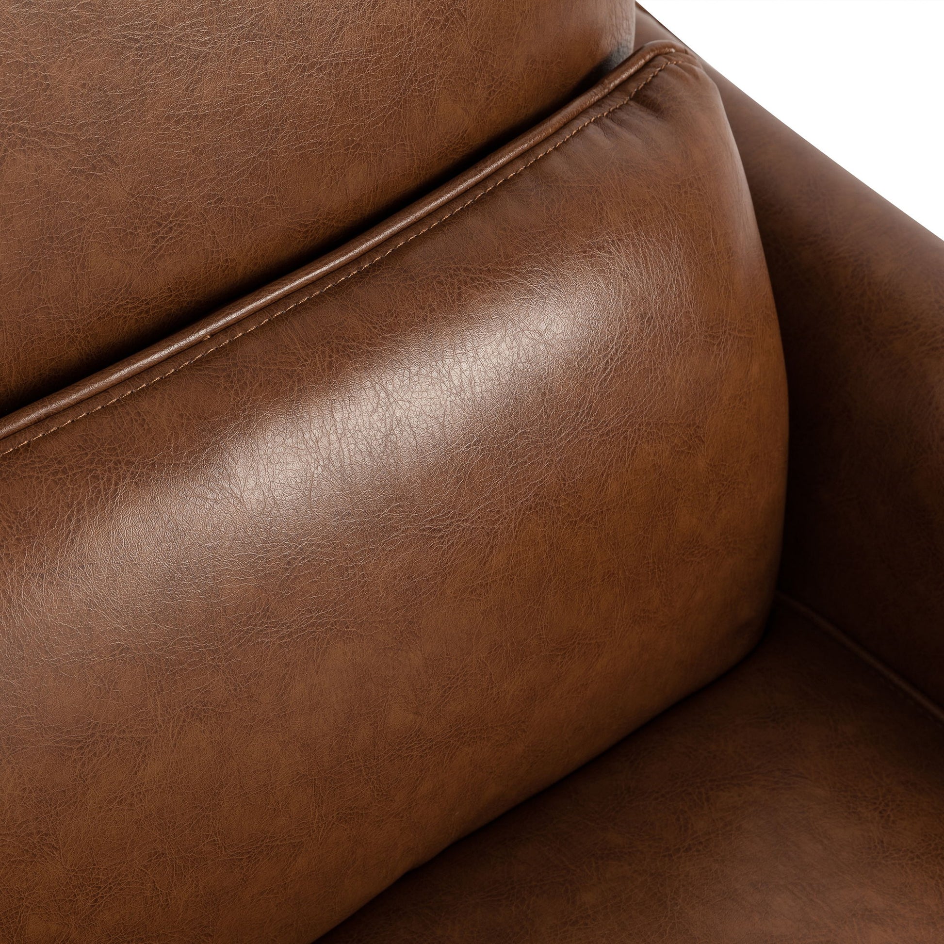 Upholstered Push Recliner Chair With Rubber Wood Legs For Living Room - Best Buy Furniture