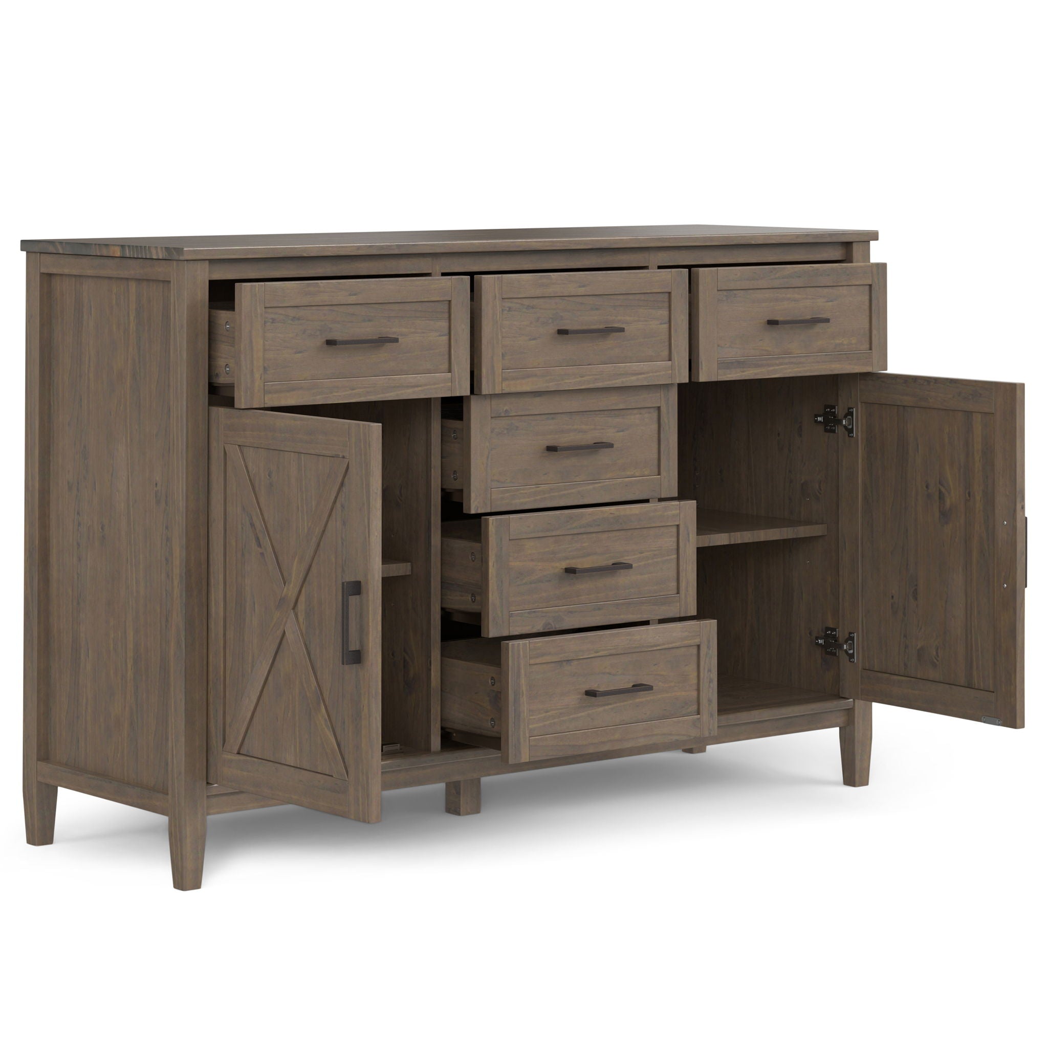 Ela - Sideboard - Smoky Brown - Best Buy Furniture