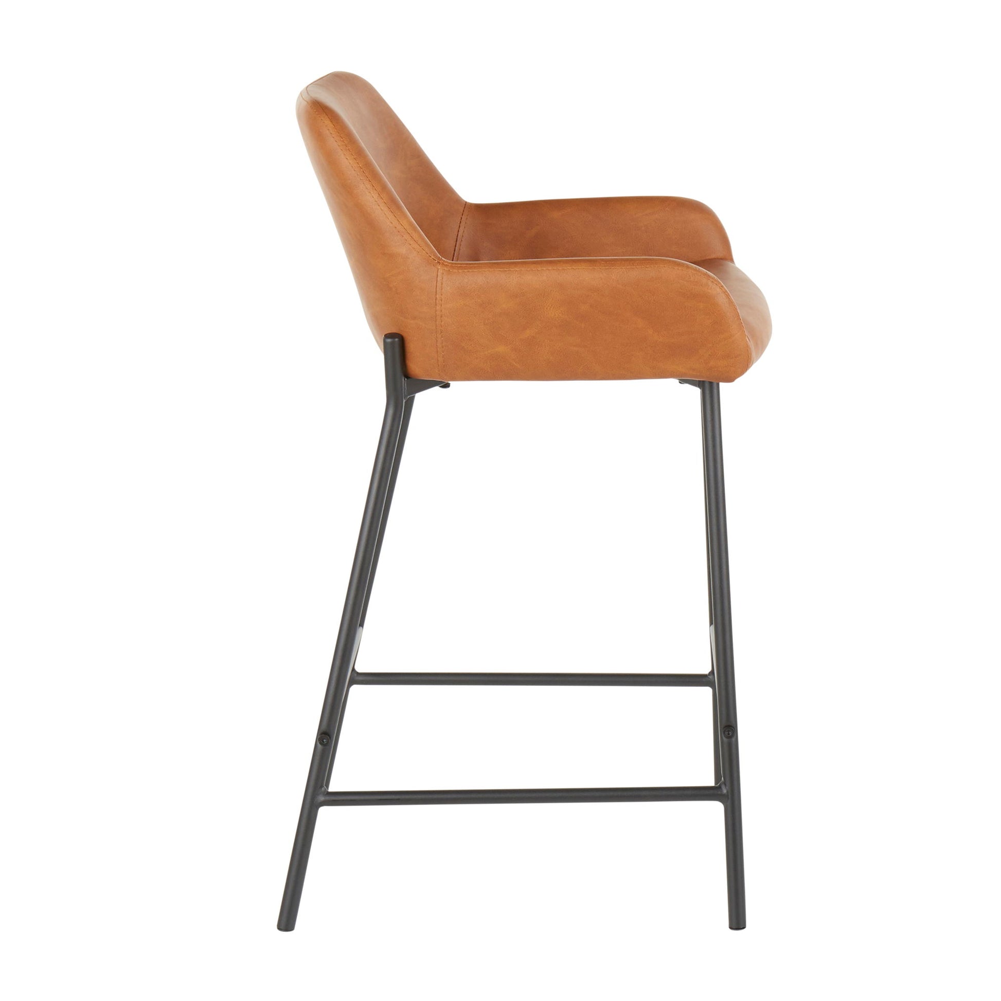 Daniella - Industrial Fixed Height Counter Stool (Set of 2) - Best Buy Furniture
