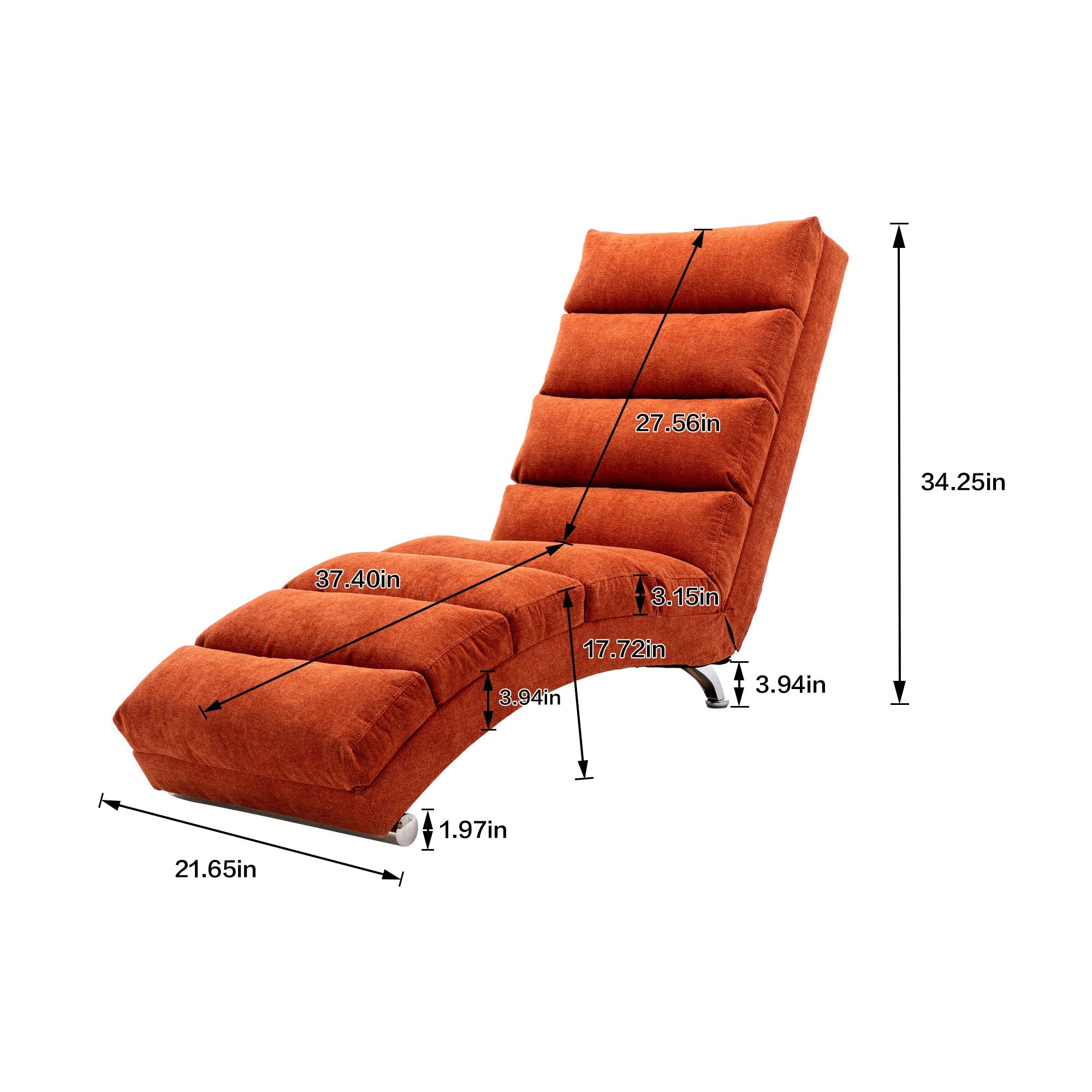 Massage Chaise Lounge Indoor With Remote Control, Ergonomic Electric Massage Lounger - Best Buy Furniture