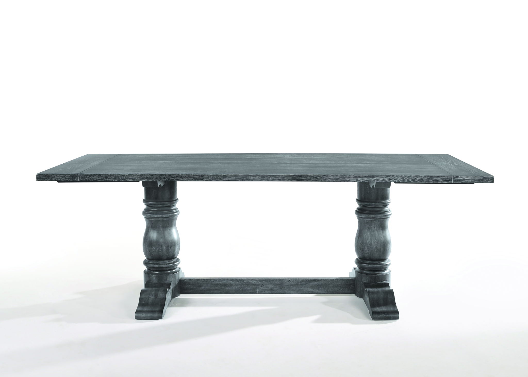Leventis - Dining Table - Weathered Gray - Best Buy Furniture