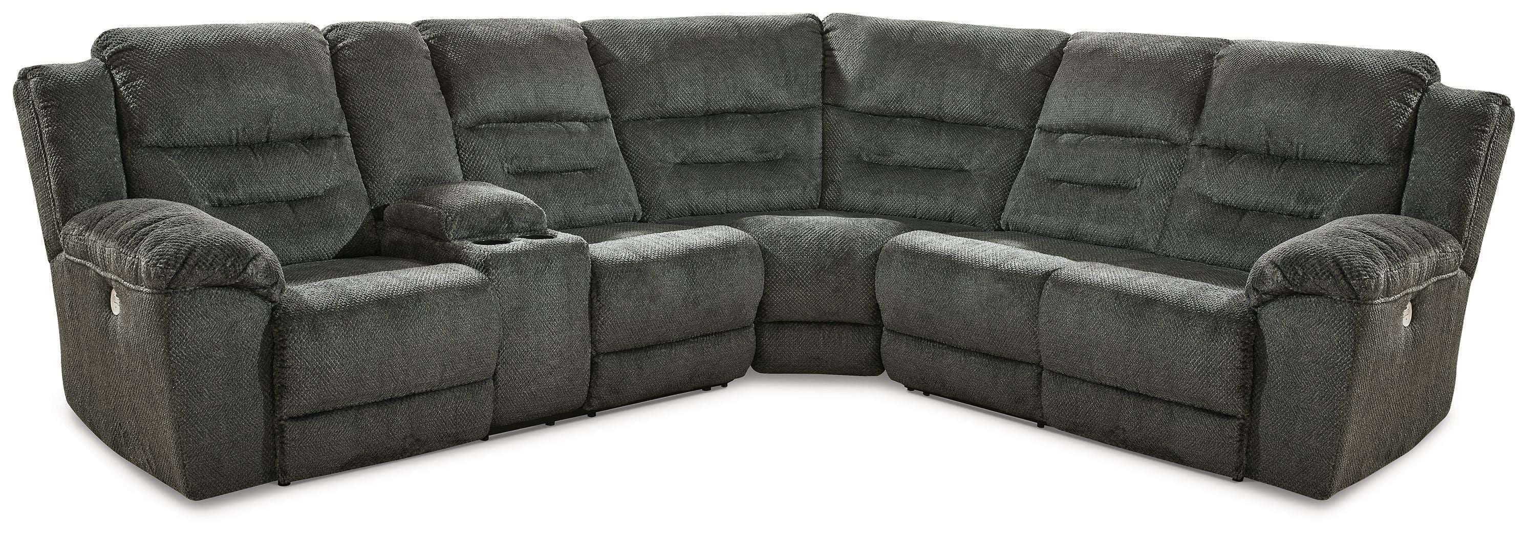Nettington - Power Reclining Sectional - Best Buy Furniture