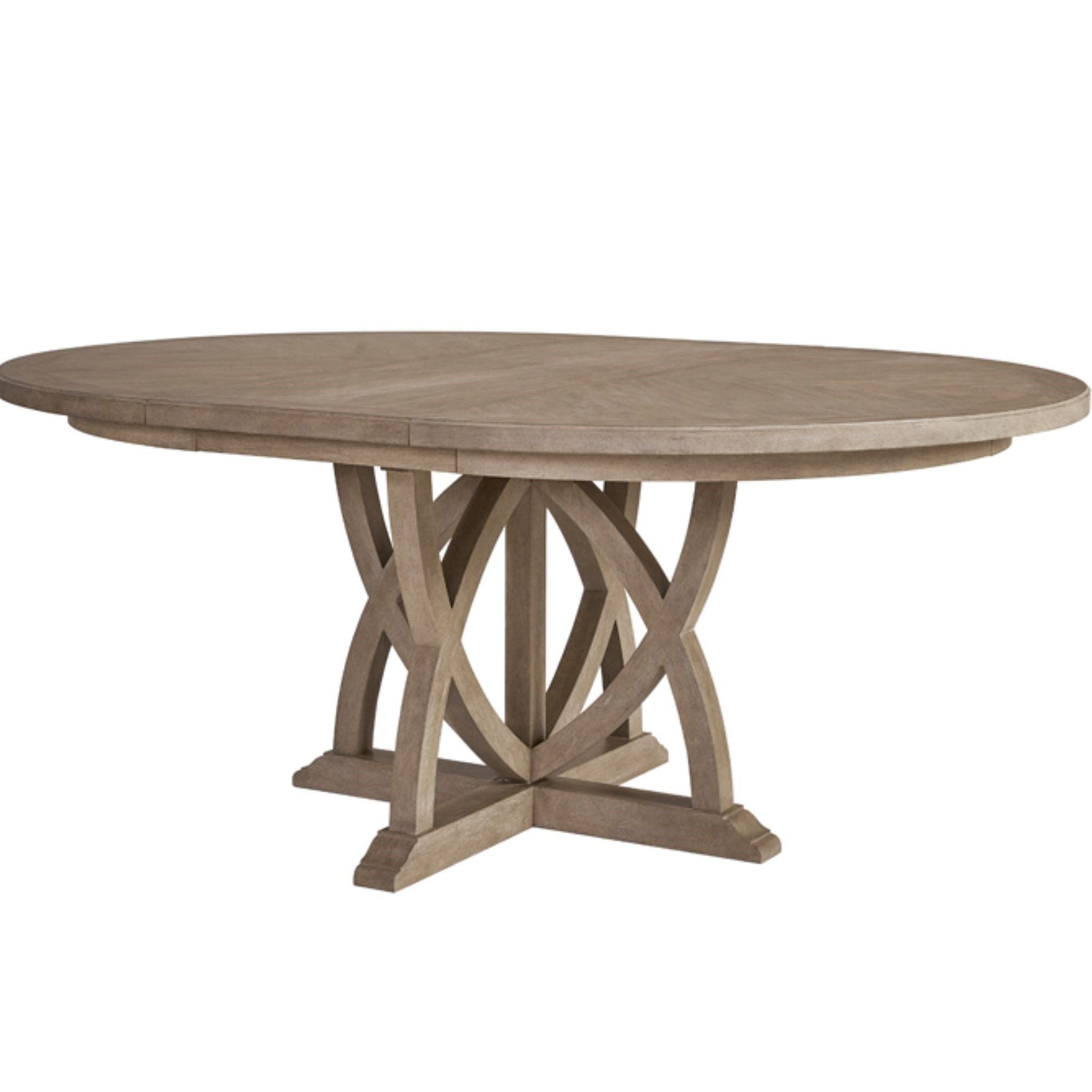 Round Dining Extendable Dining Table - Sand - Best Buy Furniture