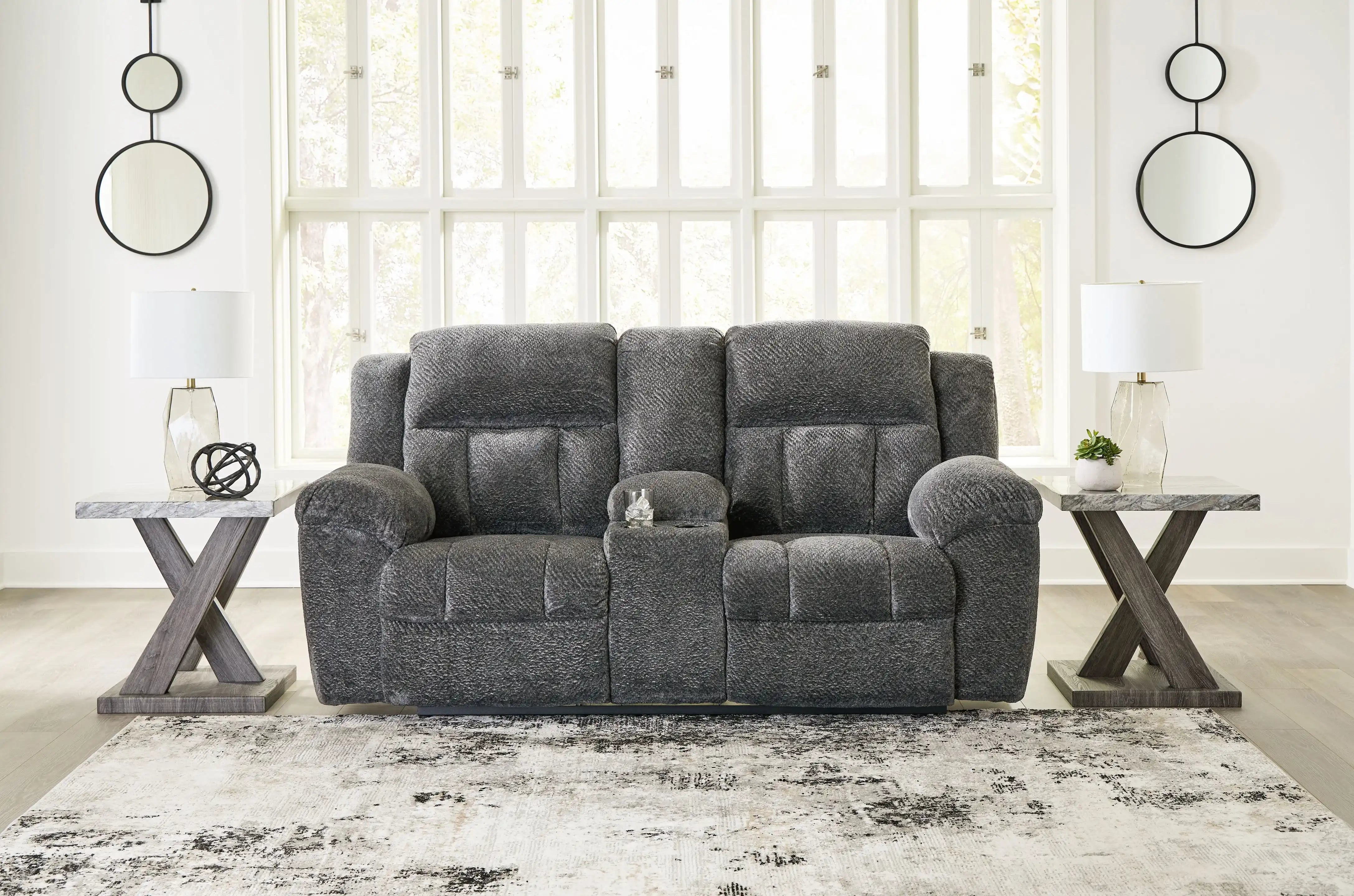 Frohn - Dbl Reclining Loveseat With Console - Best Buy Furniture